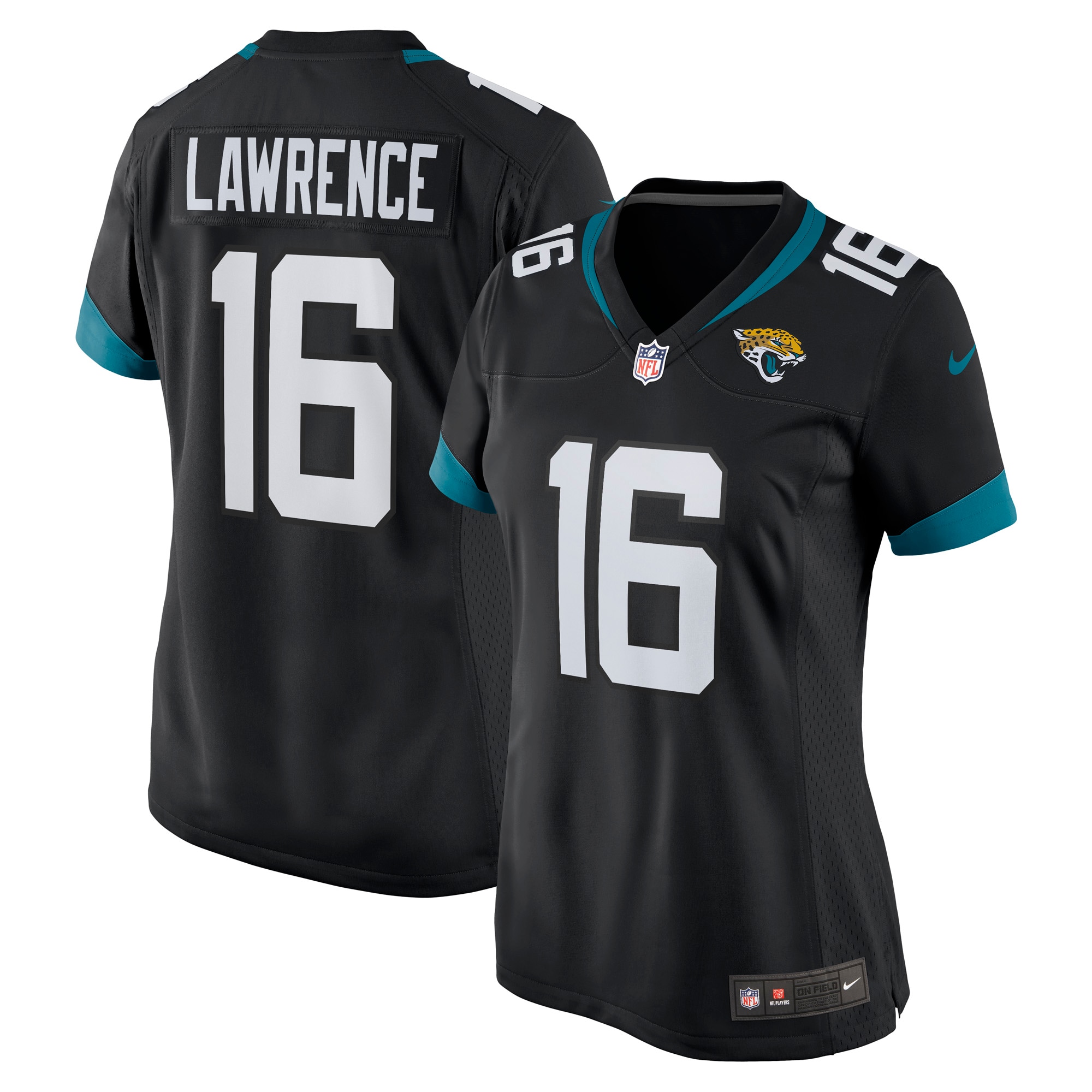 Trevor Lawrence Jacksonville Jaguars  Women's Alternate Game Jersey - Black