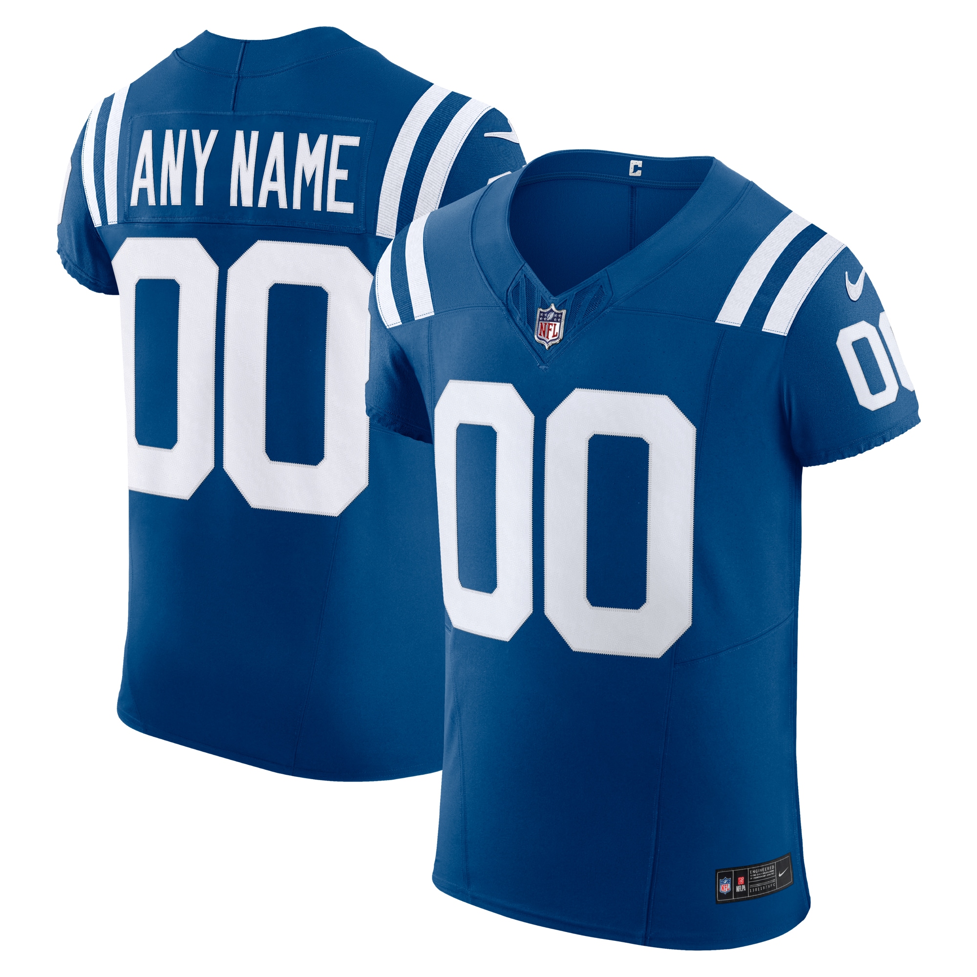 Indianapolis Colts  Vapor F.U.S.E. Elite Custom Jersey - Royal