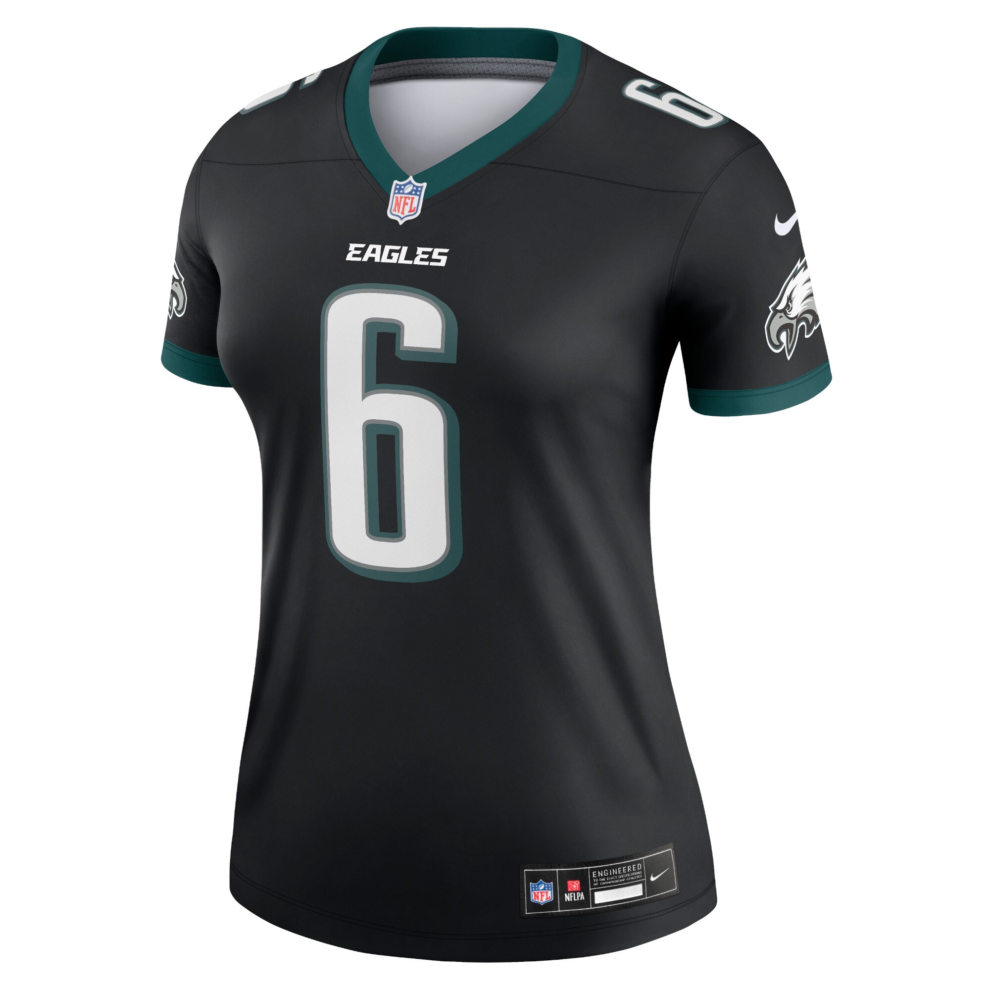 DeVonta Smith Philadelphia Eagles  Women's Legend Jersey - Black