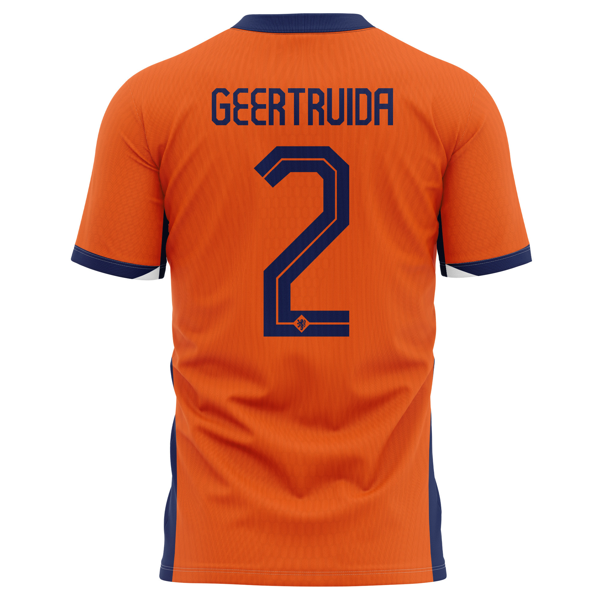 Lutsharel Geertruida 2 Netherlands National Team 2024 Home Kits AOP T-shirt - Orange