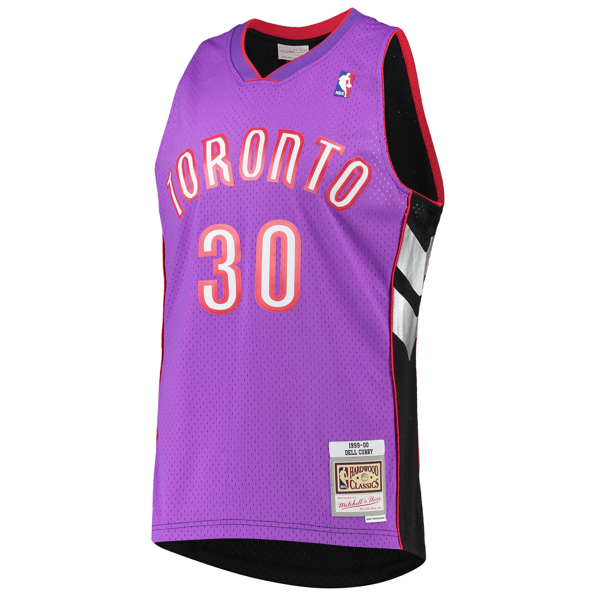 Dell Curry Toronto Raptors Mitchell & Ness 2001\/02 Hardwood Classics Swingman Jersey - Purple