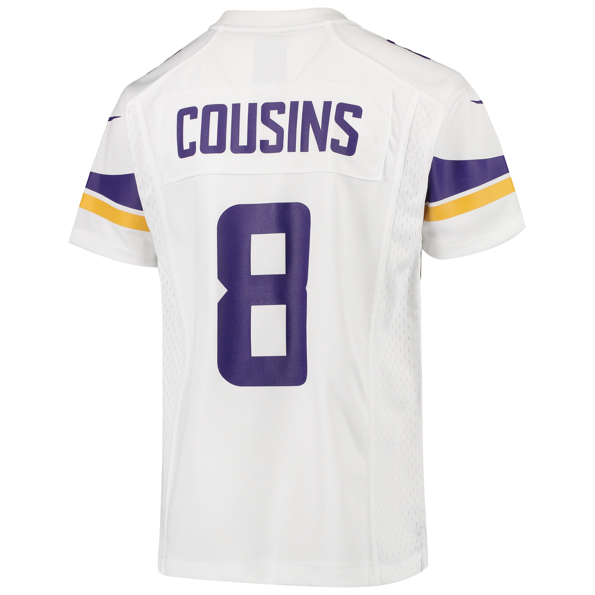 Kirk Cousins Minnesota Vikings  Youth Game Jersey - White