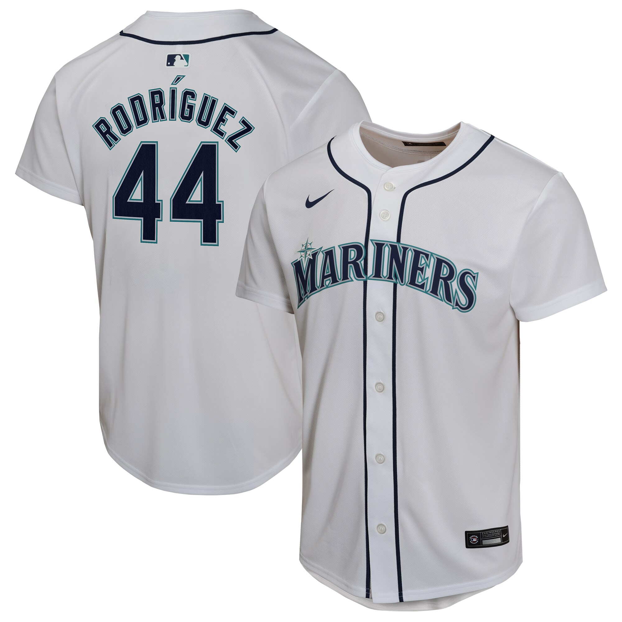 Julio Rodr\u00c3\u00adguez Seattle Mariners  Youth Home Game Player Jersey - White