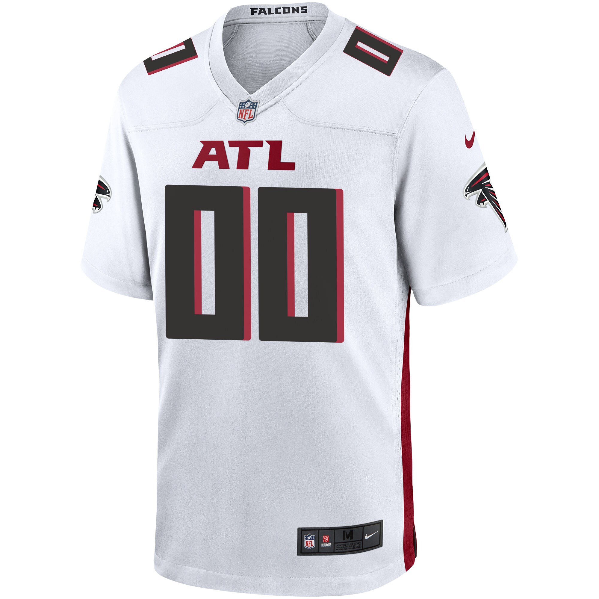 Atlanta Falcons  Custom Game Jersey - White