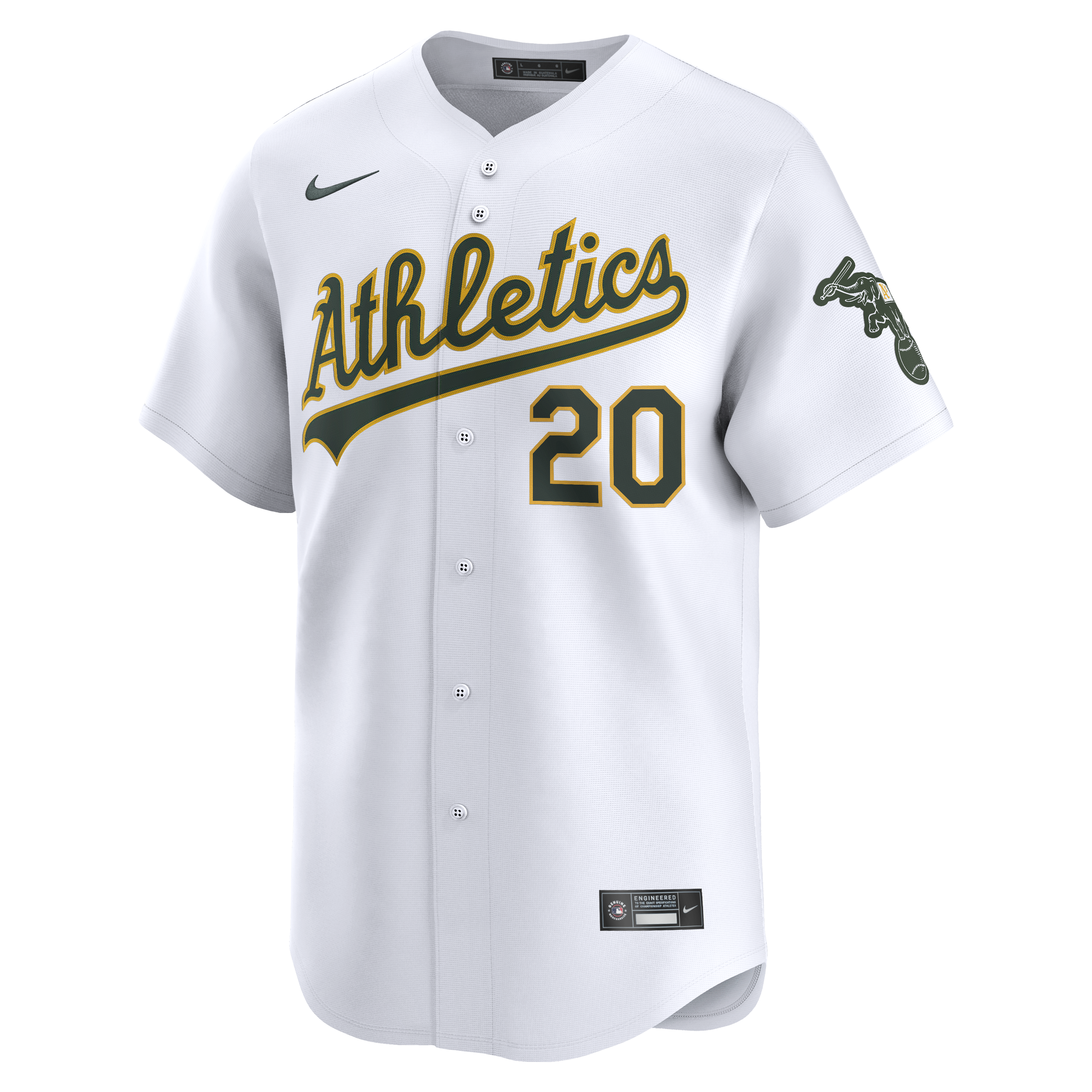 Zack Gelof Oakland Athletics  Youth Home Limited Player Jersey - White