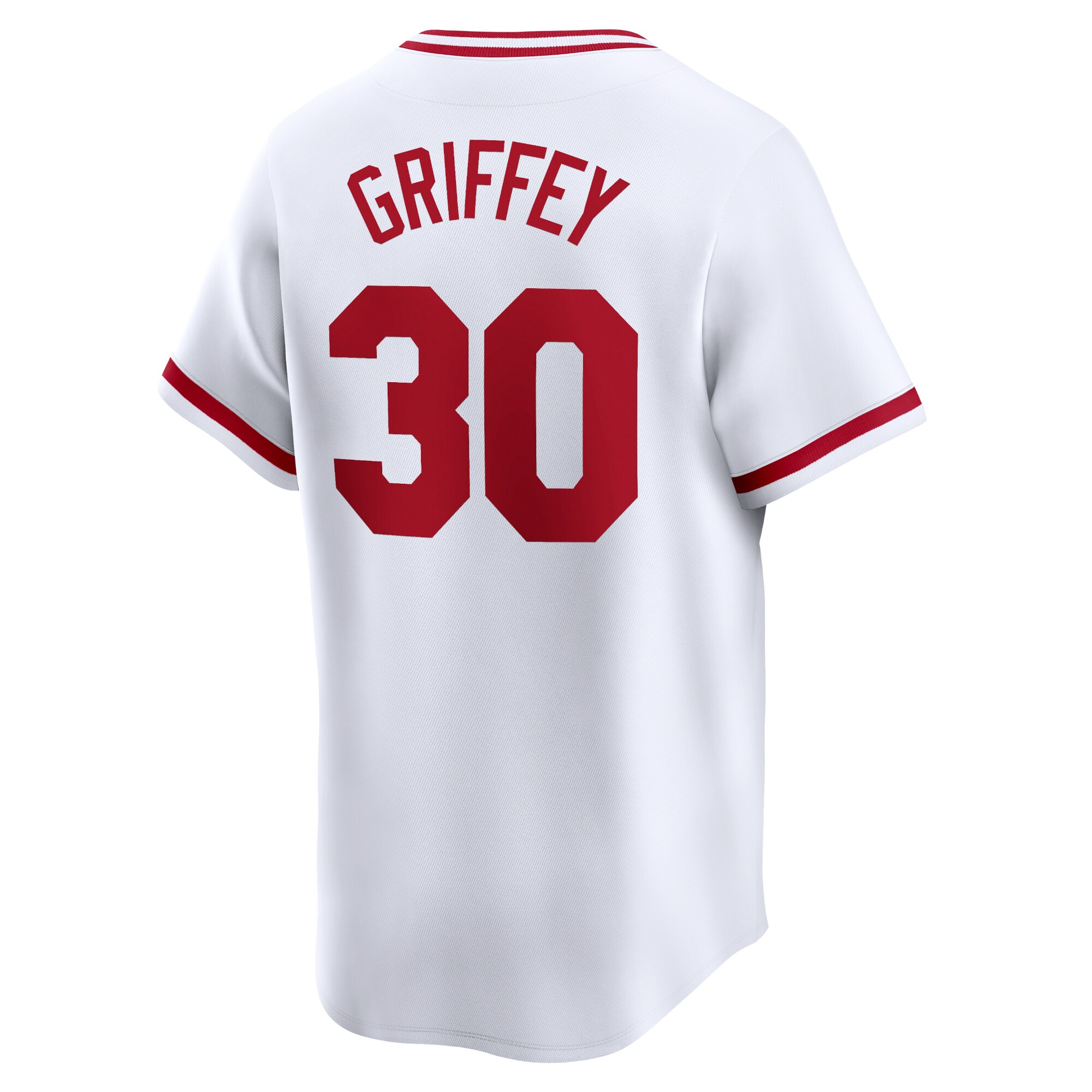 Ken Griffey Cincinnati Reds  Throwback Cooperstown Limited Jersey - White