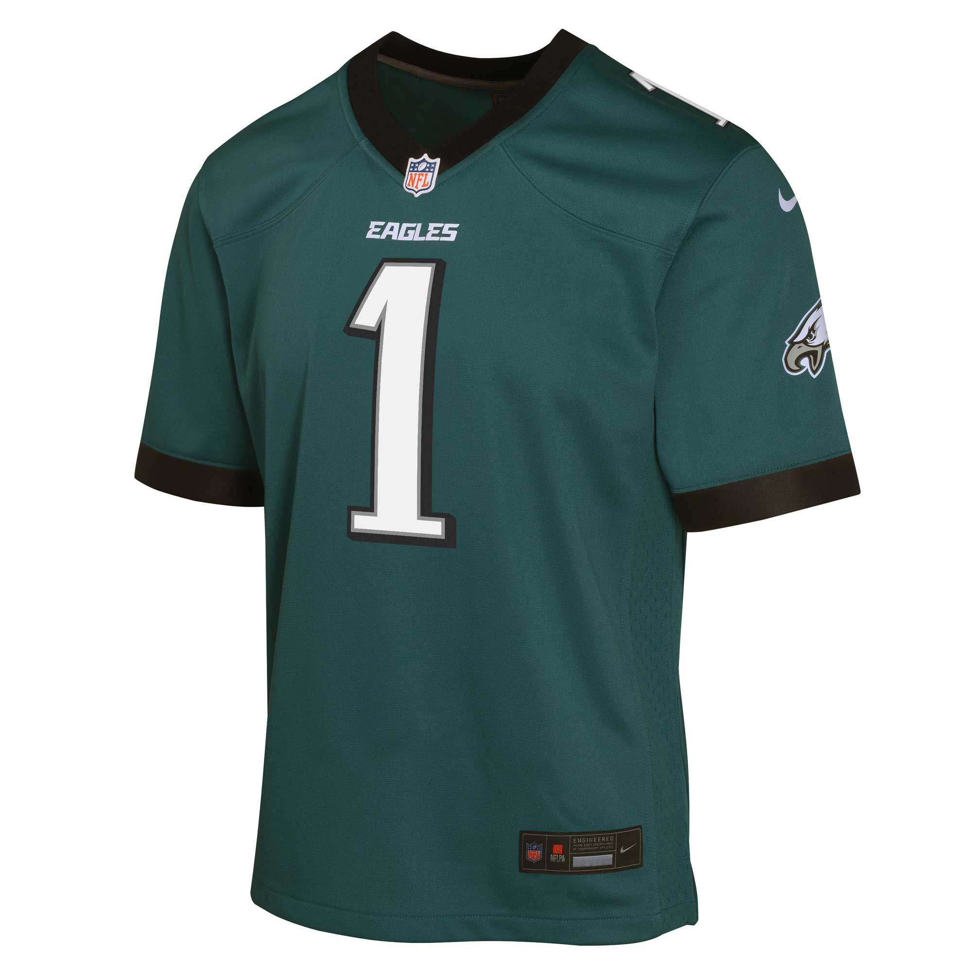 Jalen Hurts Philadelphia Eagles  Youth Game Jersey - Midnight Green