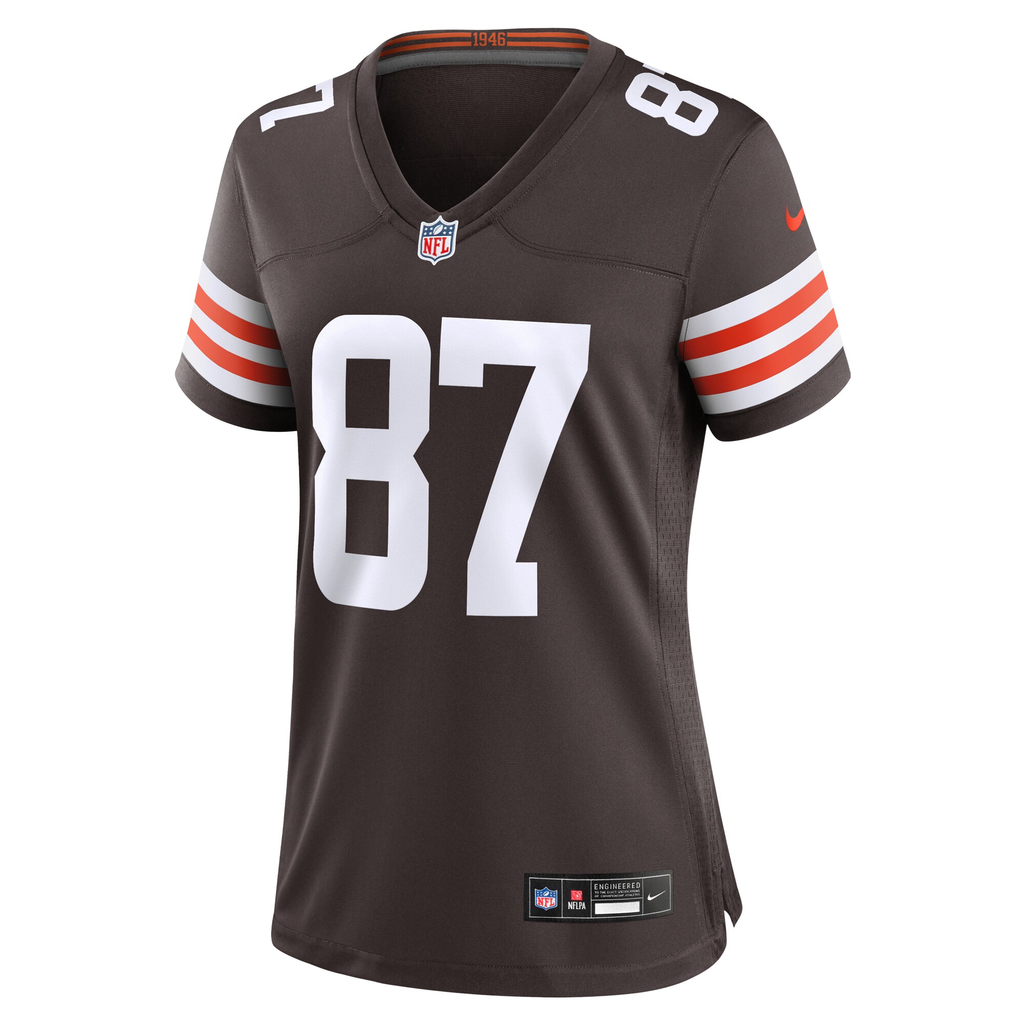 Giovanni Ricci Cleveland Browns  Women's  Game Jersey -  Brown