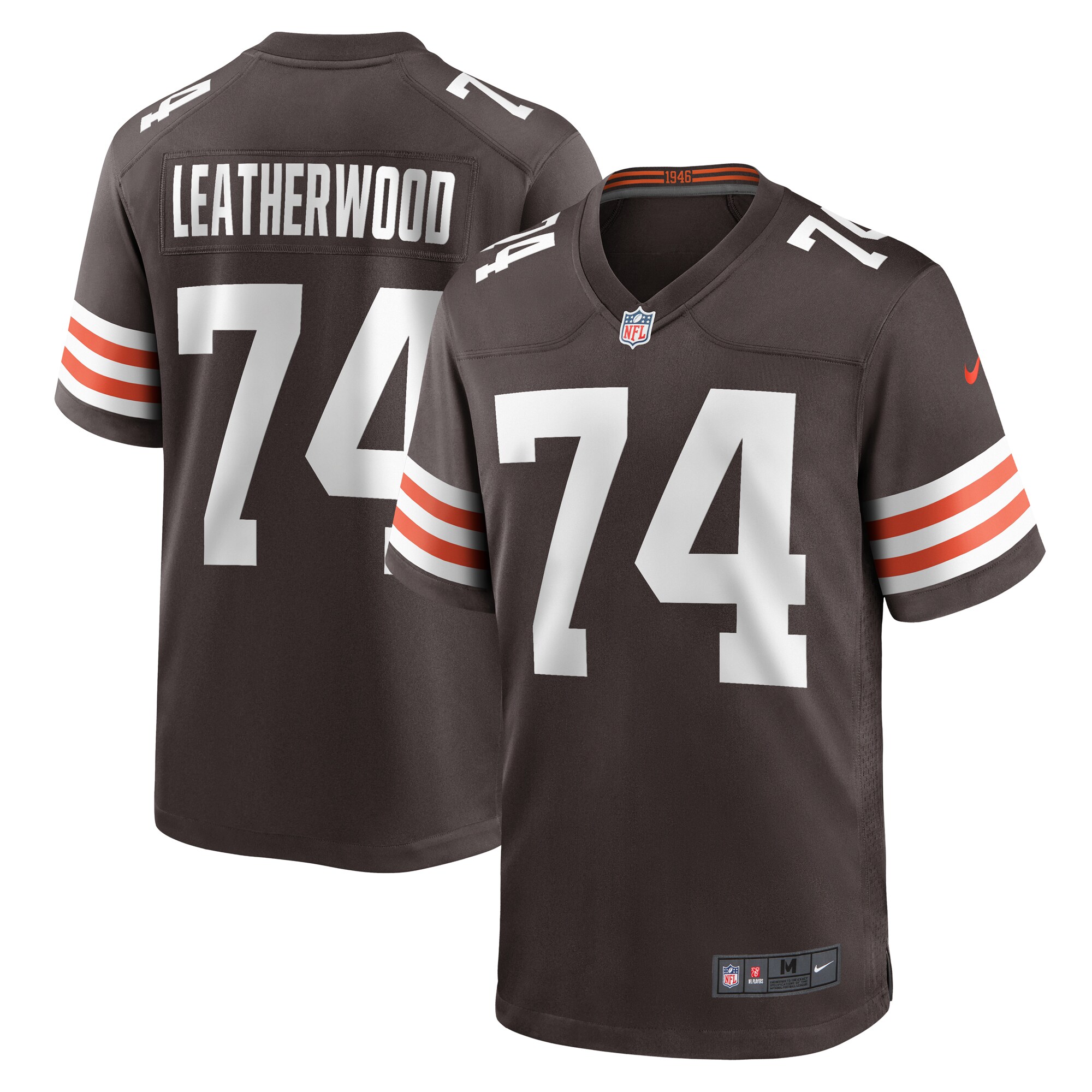 Alex Leatherwood Cleveland Browns  Team Game Jersey -  Brown