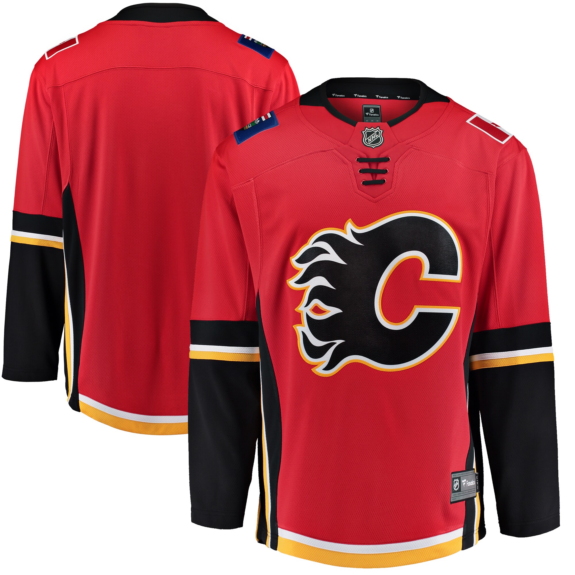Calgary Flames Fanatics Youth Premier Breakaway Alternate Jersey - Red\/Black