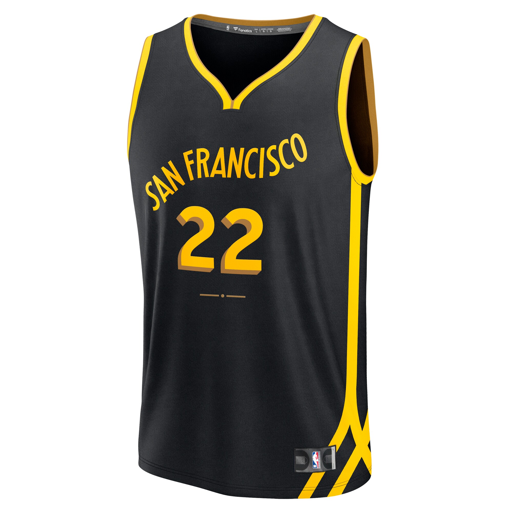 Andrew Wiggins Golden State Warriors Fanatics Fast Break Jersey - Black - City Edition
