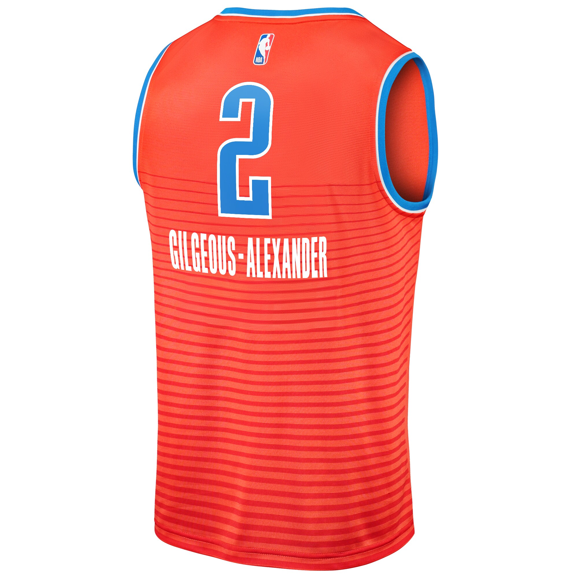 Shai Gilgeous-Alexander Oklahoma City Thunder Fanatics Youth Fast Break Player Jersey - Statement Edition - Orange