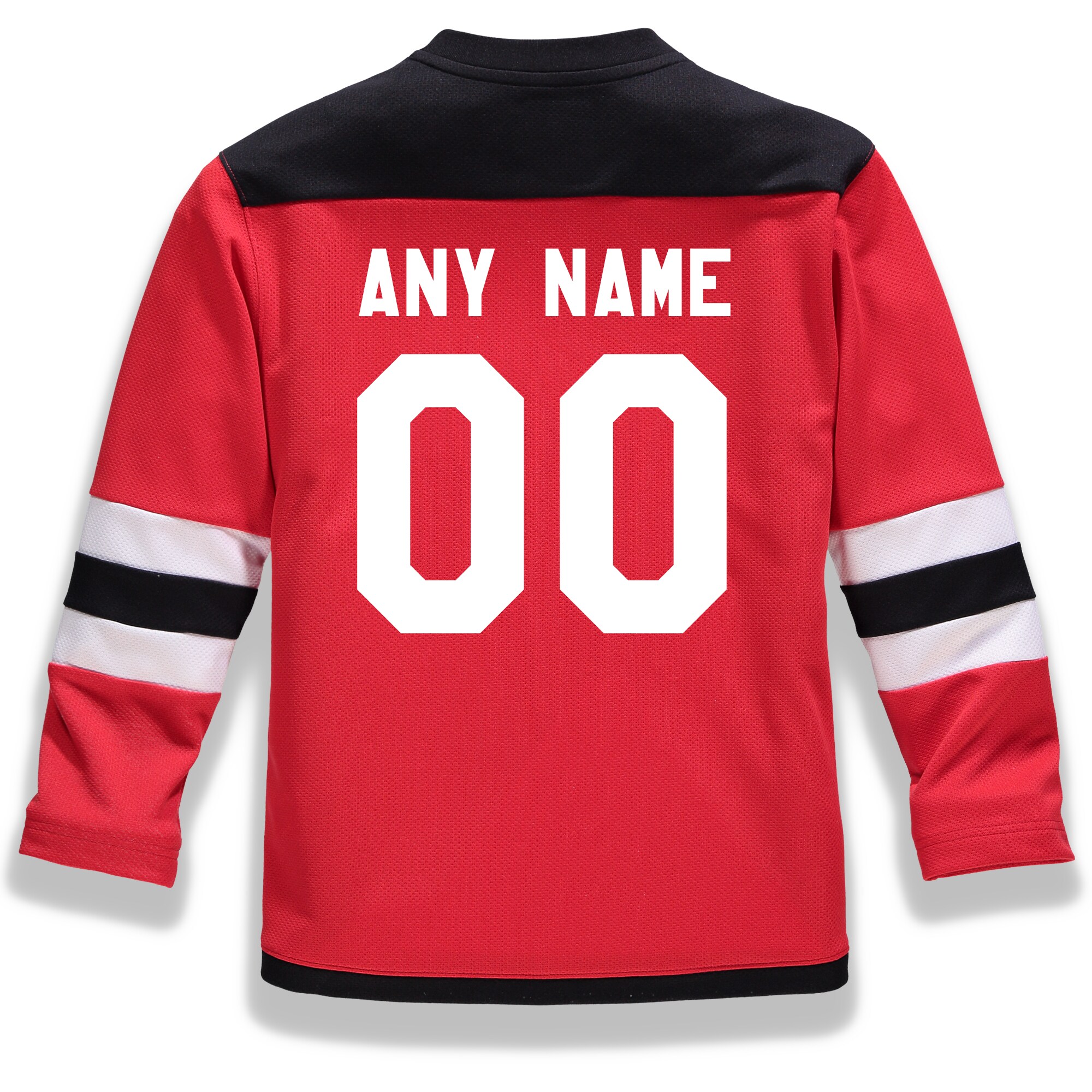 New Jersey Devils Fanatics Youth Home Replica Custom Jersey - Red