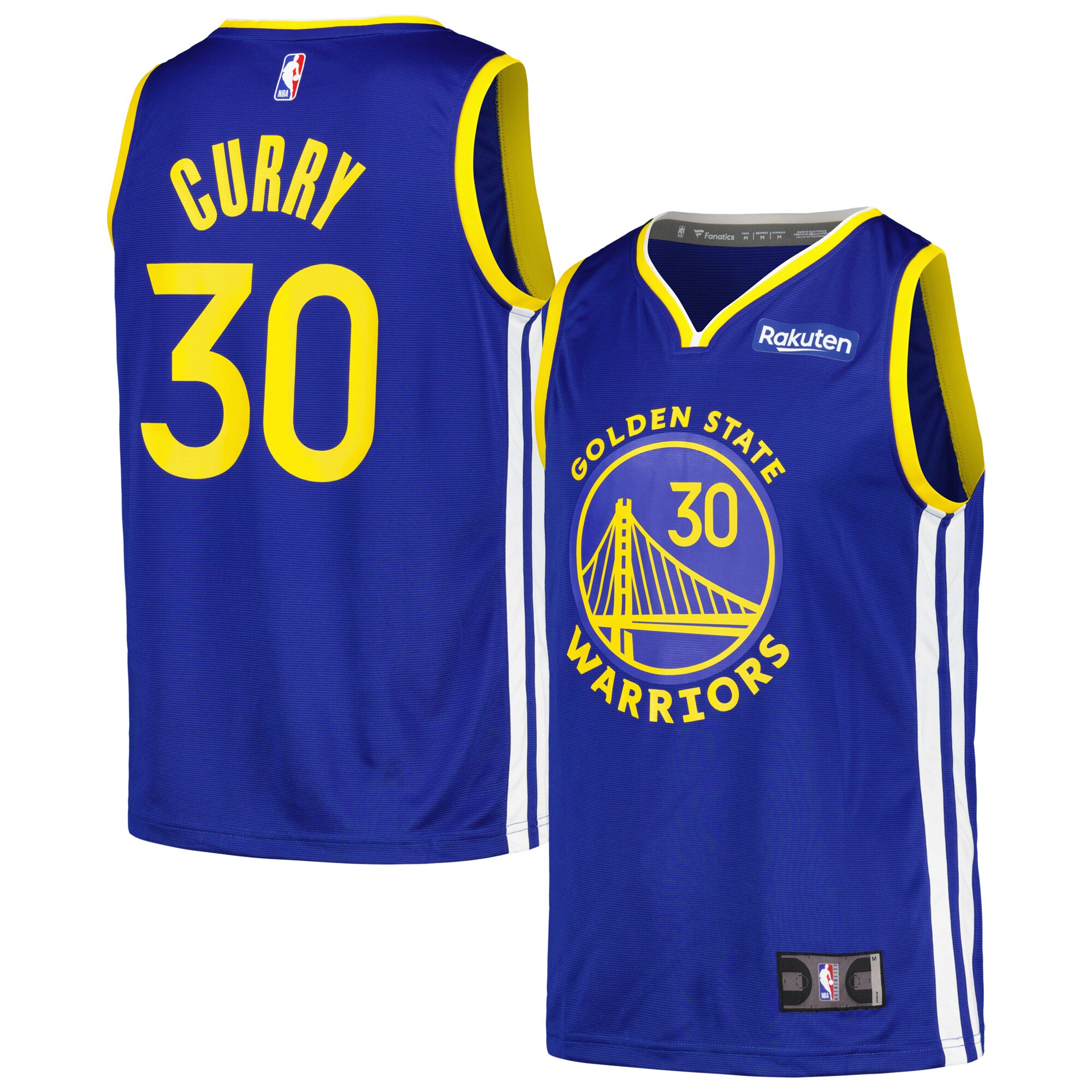 Stephen Curry Golden State Warriors Fanatics Fast Break Player Badge Jersey - Royal