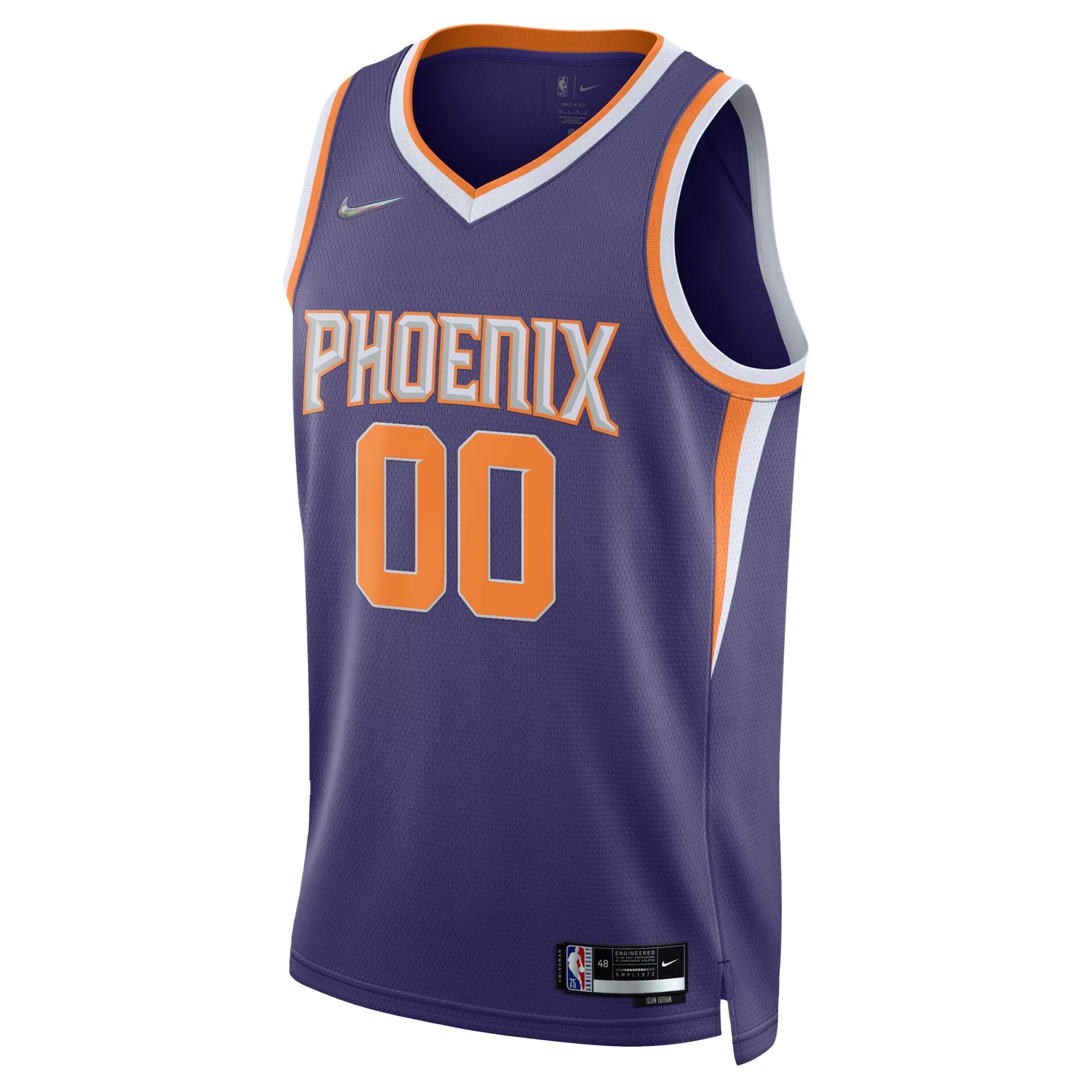 Phoenix Suns  2021\/22 Diamond Swingman Custom Jersey - Icon Edition - Purple