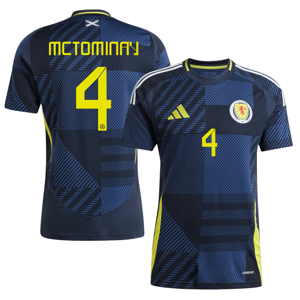 Scott McTominay 4 Scotland National Team 2024 Home Men Jersey - Navy