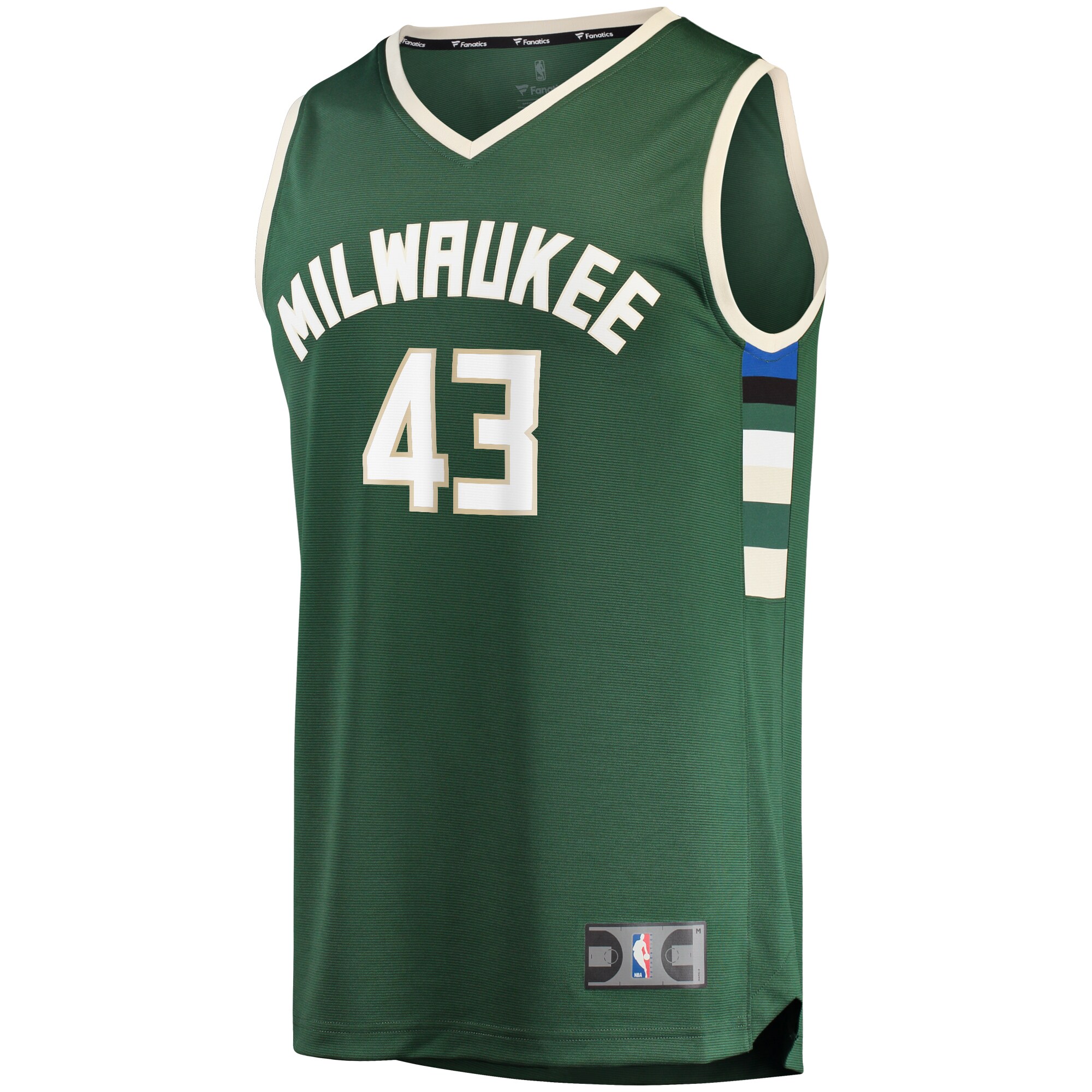 Thanasis Antetokounmpo Milwaukee Bucks Fanatics Fast Break Replica Player Jersey - Icon Edition - Hunter Green