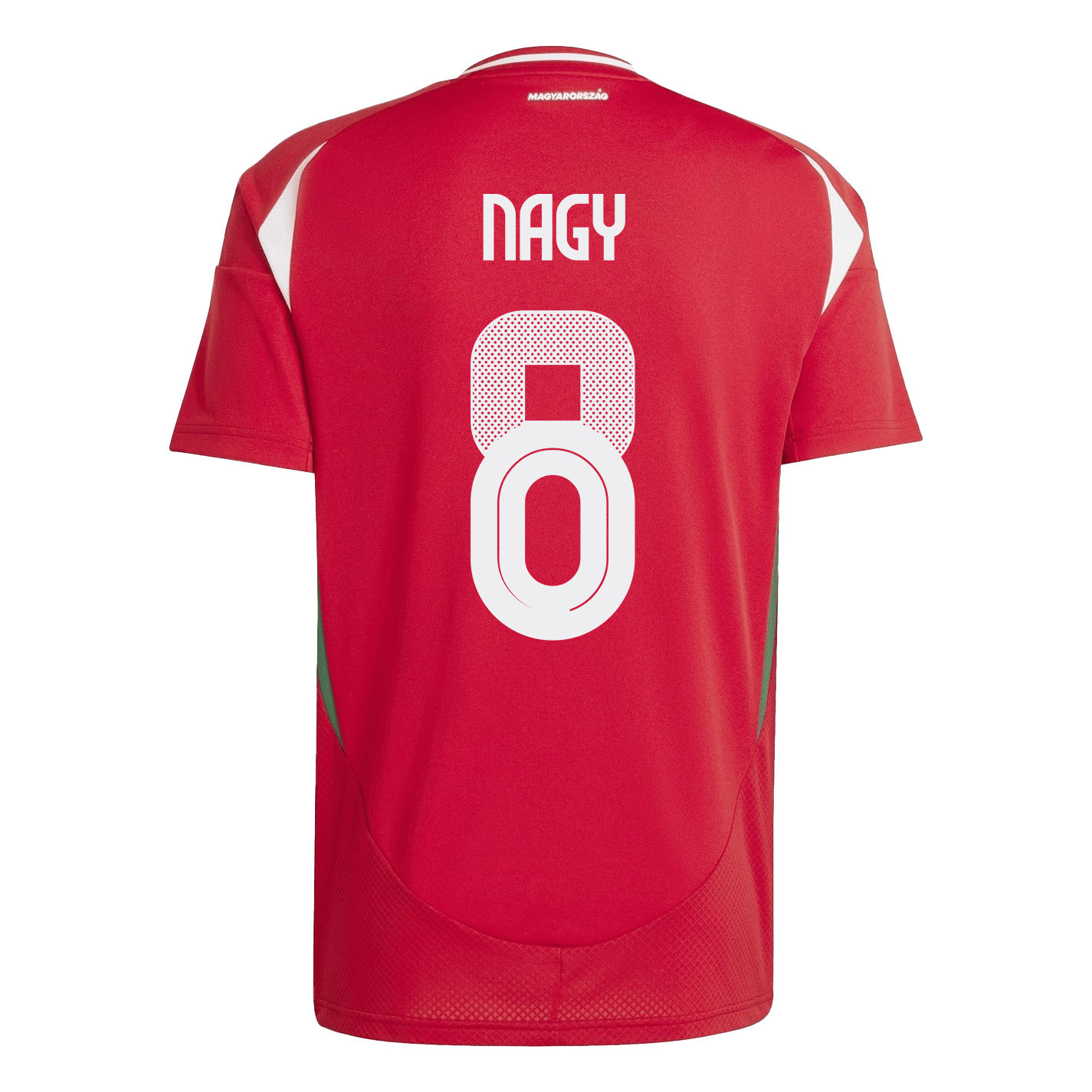 Ádám Nagy 8 Hungary National Team 2024/25 Home Men Jersey - Red