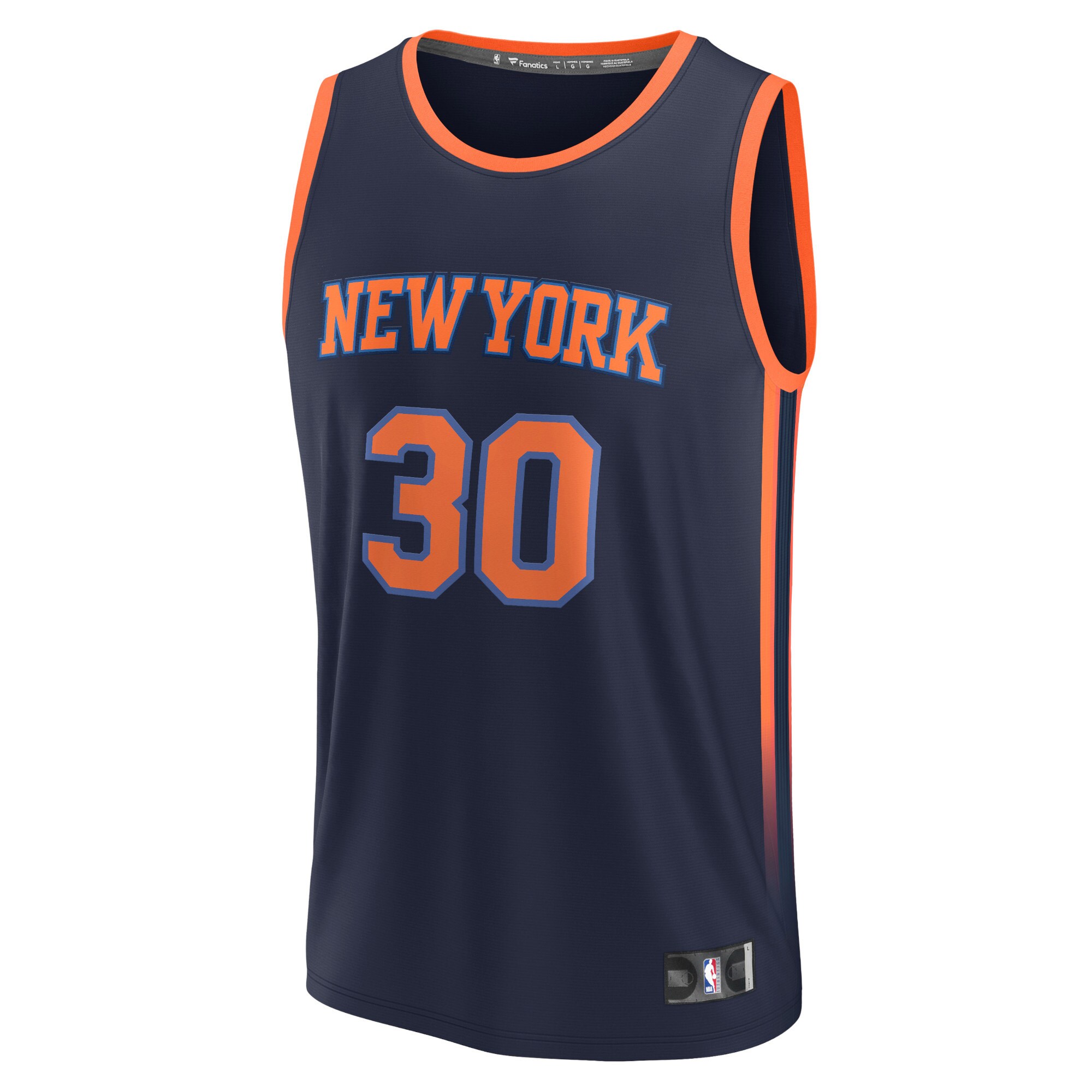 Julius Randle New York Knicks Fanatics Fast Break Replica Player Jersey - Statement Edition - Navy