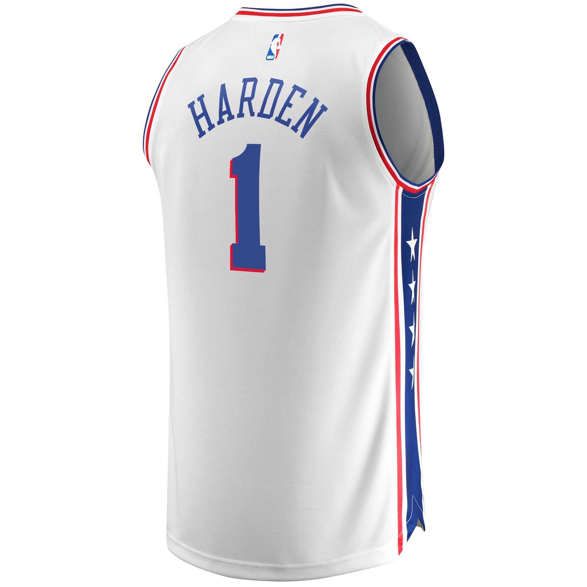 James Harden Philadelphia 76ers Fanatics Fastbreak Replica Player Jersey - Association Edition - White