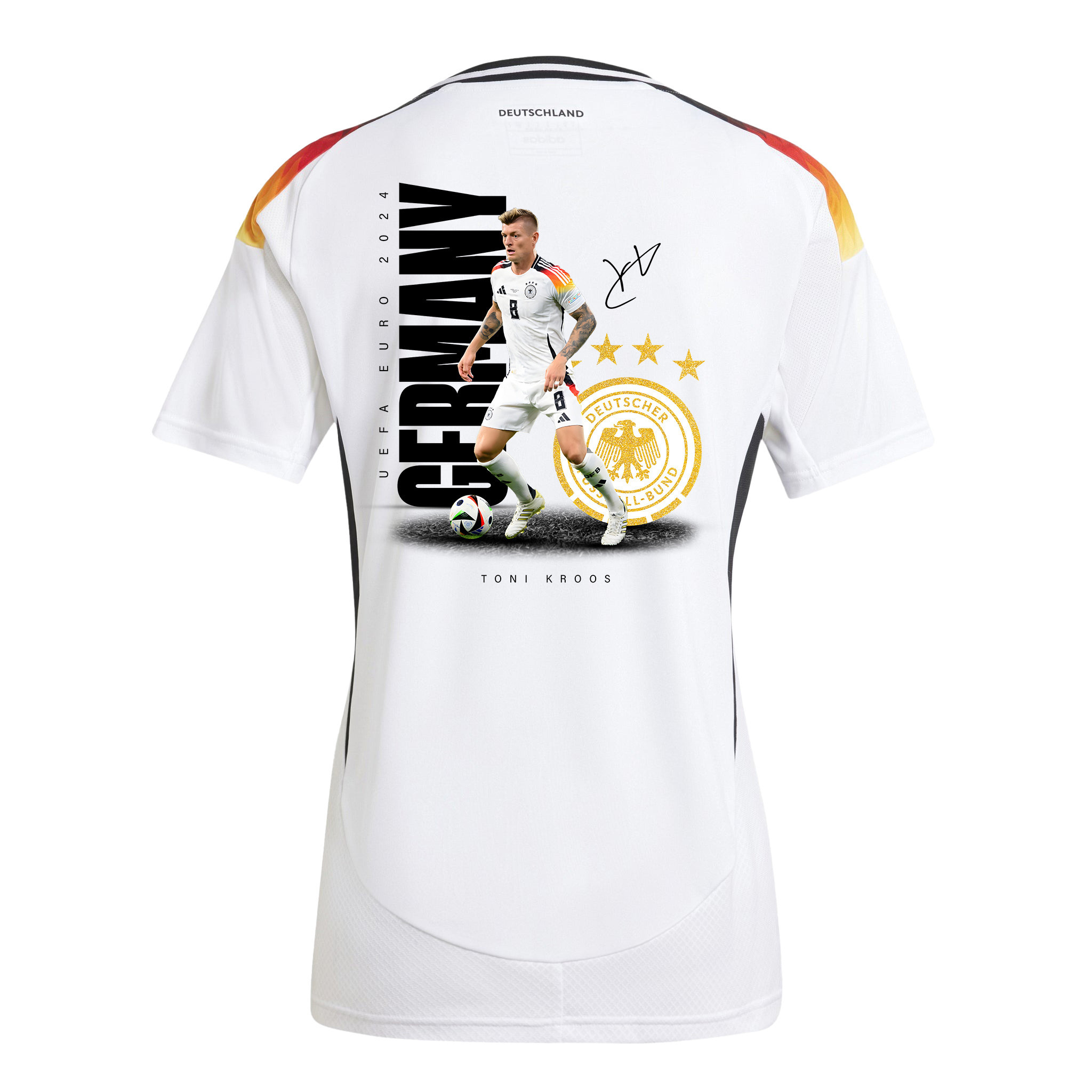 Toni Kroos 8 Signed Game-changer Germany National Team 2024 Home WOMEN Jersey - White