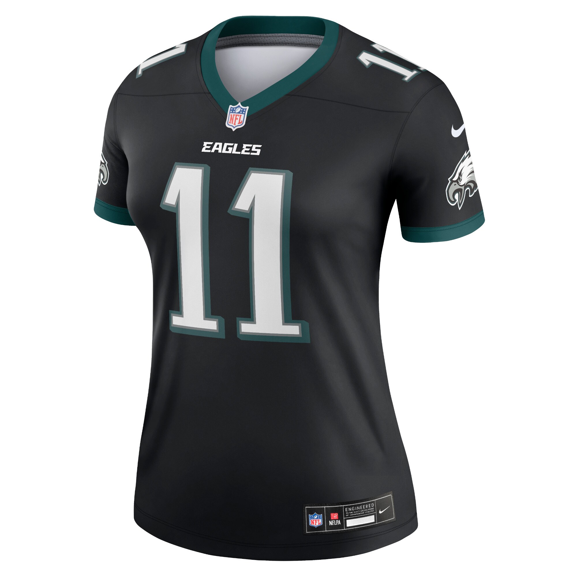 A.J. Brown Philadelphia Eagles  Women's Legend Jersey - Black