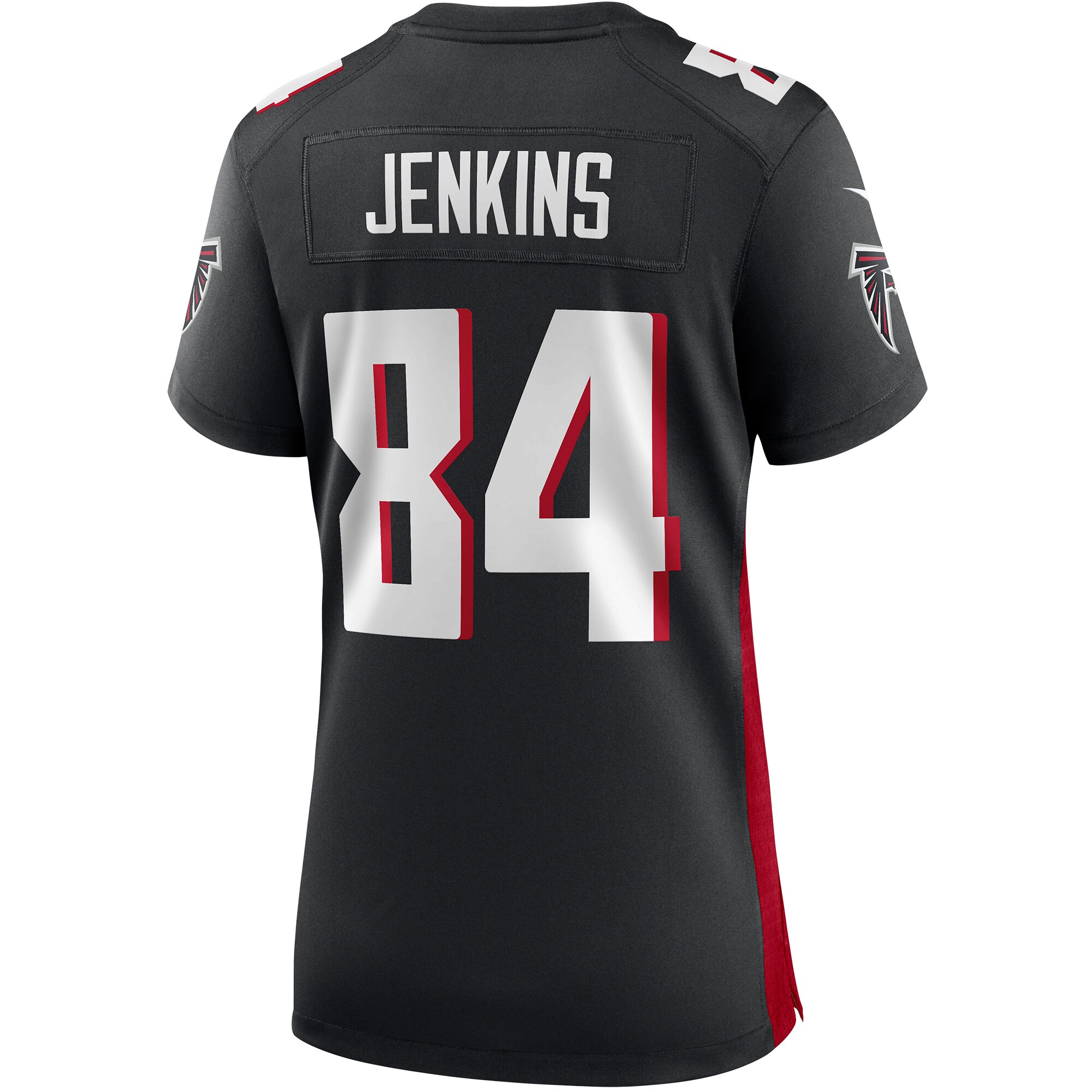 Alfred Jenkins Atlanta Falcons  Women's Game Retired Player Jersey - Black
