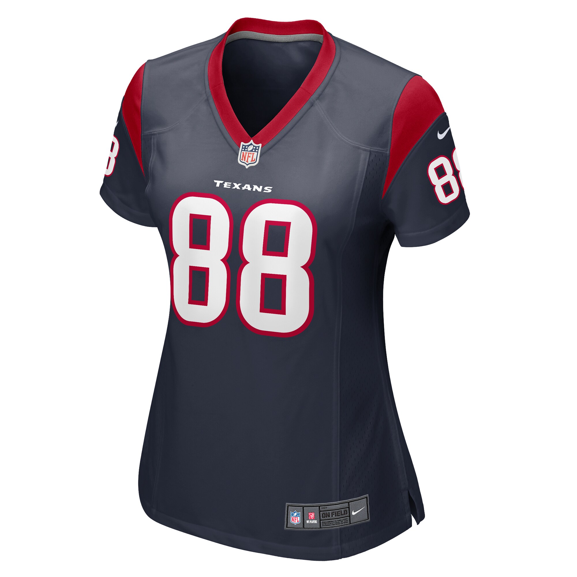 Johnny Johnson Houston Texans  Women's Team Game Jersey -  Navy