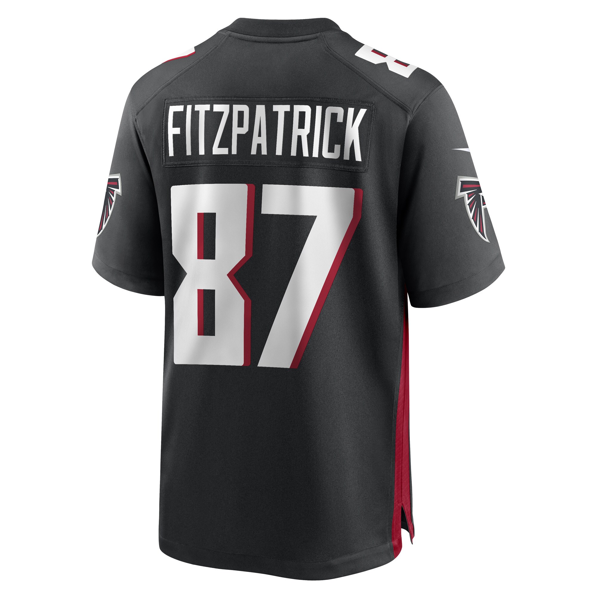 John FitzPatrick Atlanta Falcons  Game Player Jersey - Black