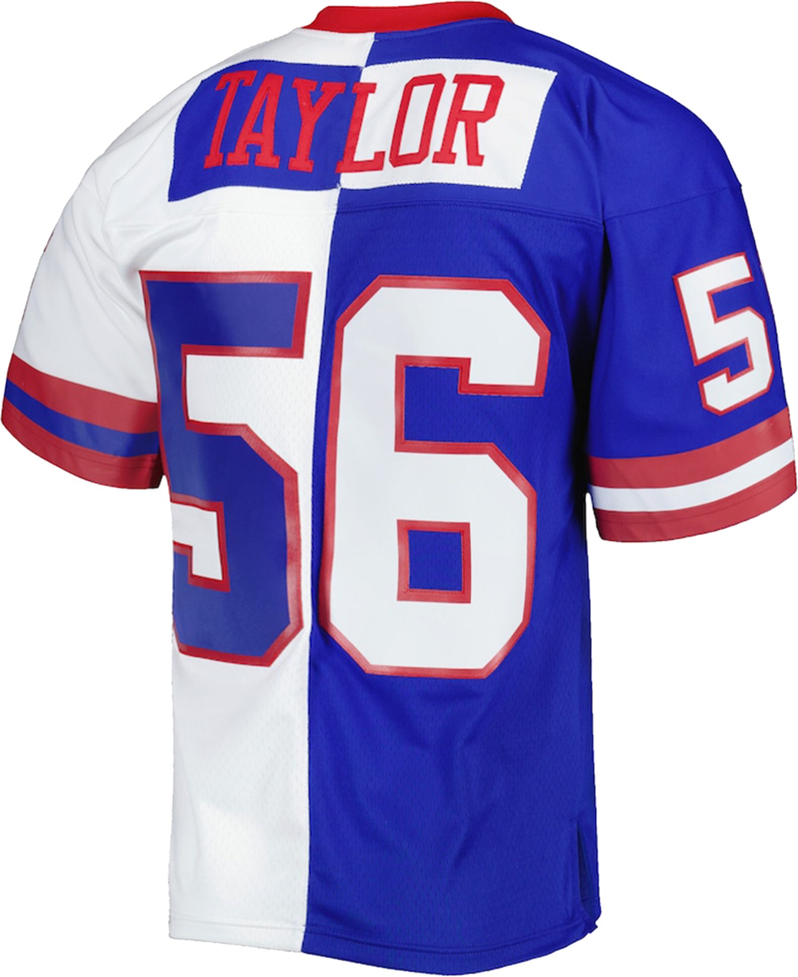 Lawrence Taylor New York Giants Mitchell & Ness 1986 Split Legacy Replica Jersey - Royal\/White