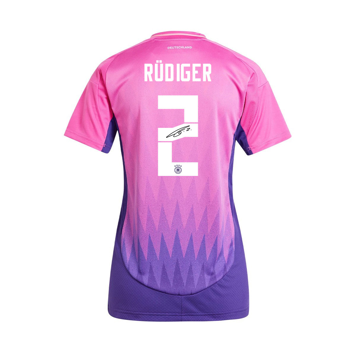 Antonio Rüdiger 2 Signed Germany National Team 2024/25 Away Jersey Autographed - Women