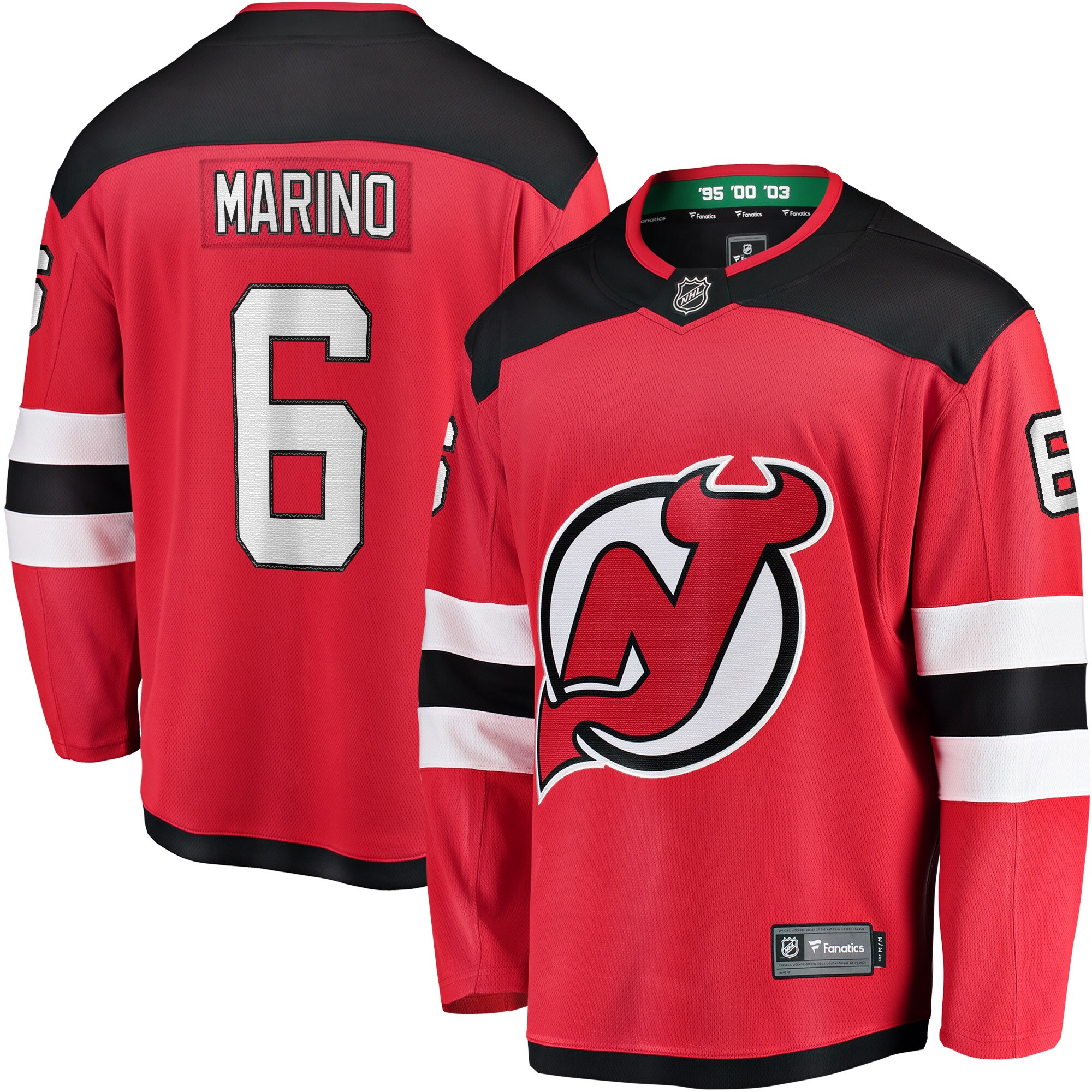 John Marino New Jersey Devils Fanatics Home Breakaway Player Jersey - Red