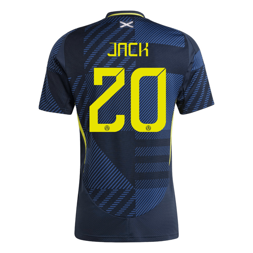 Ryan Jack 20 Scotland National Team 2024 Home Men Jersey - Navy