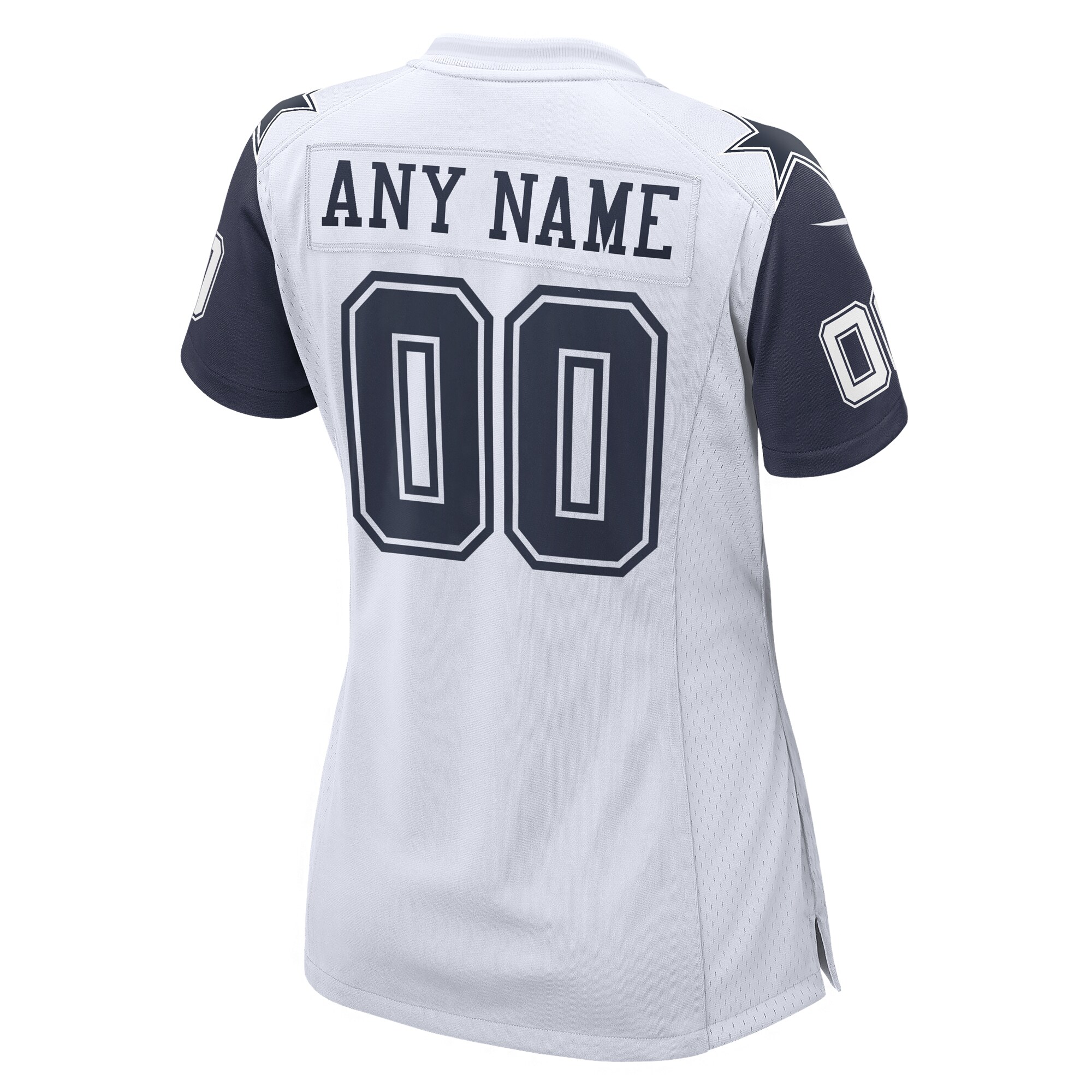 Dallas Cowboys  Women's Alternate Custom Game Jersey - White