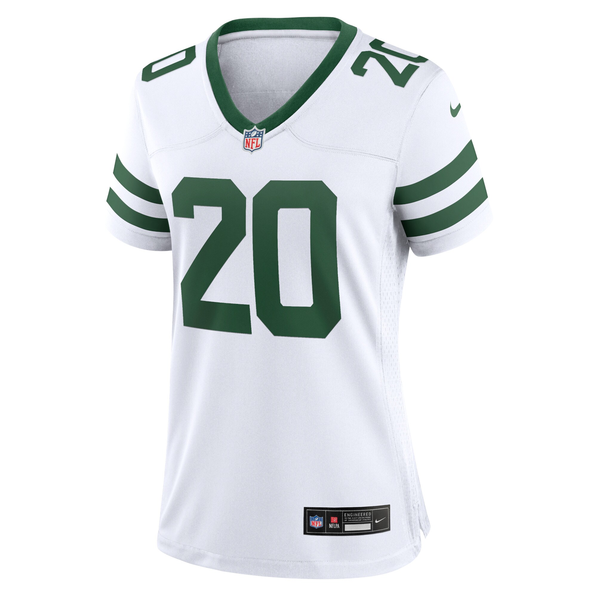 Breece Hall New York Jets  Women's Game Jersey - Legacy White