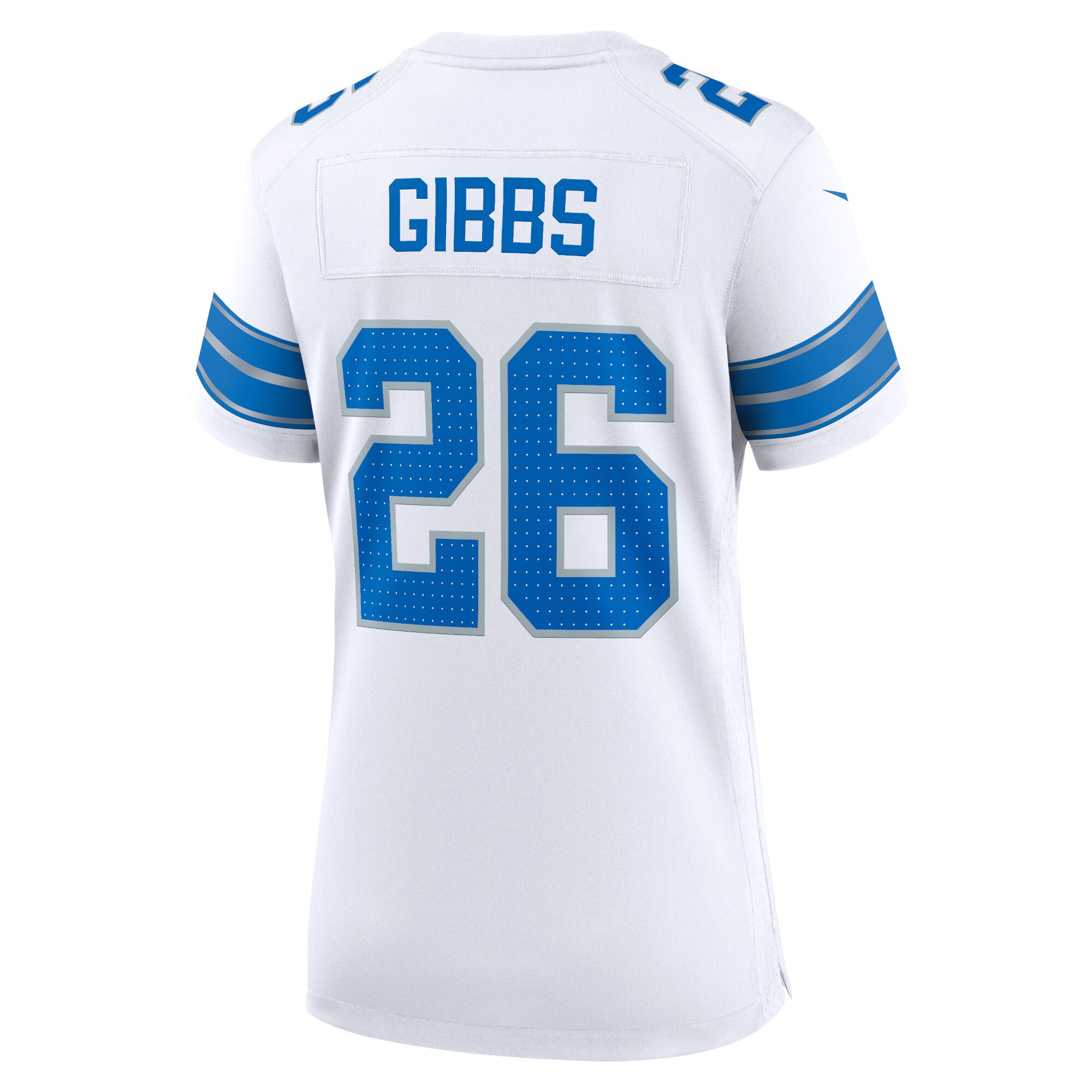 Jahmyr Gibbs Detroit Lions  Women's Game Jersey - White