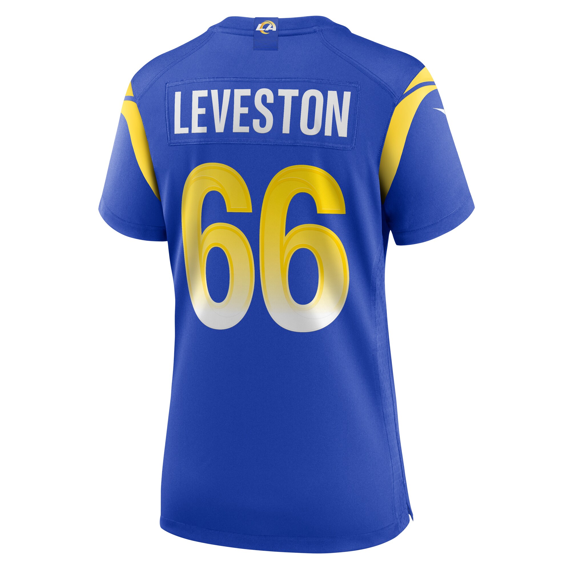 KT Leveston Los Angeles Rams  Women's  Game Jersey -  Royal