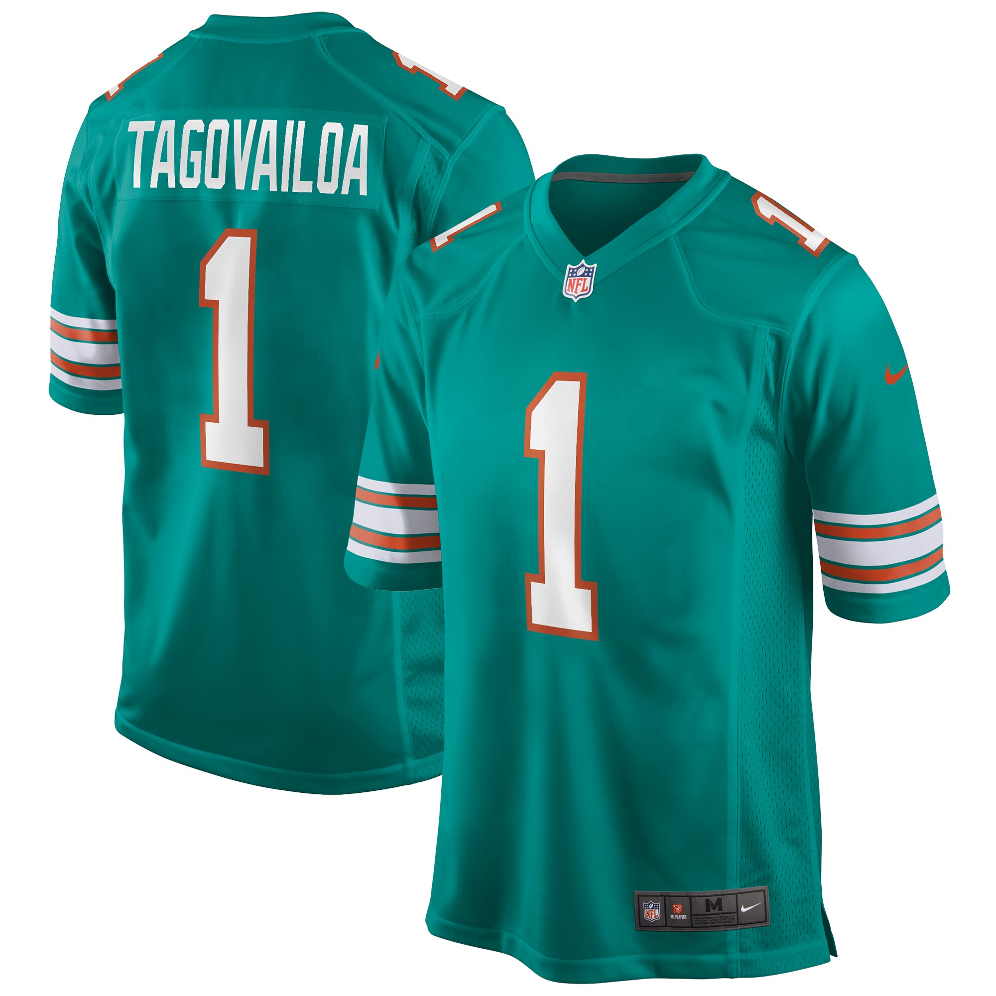 Tua Tagovailoa Miami Dolphins  Alternate Game Jersey - Aqua