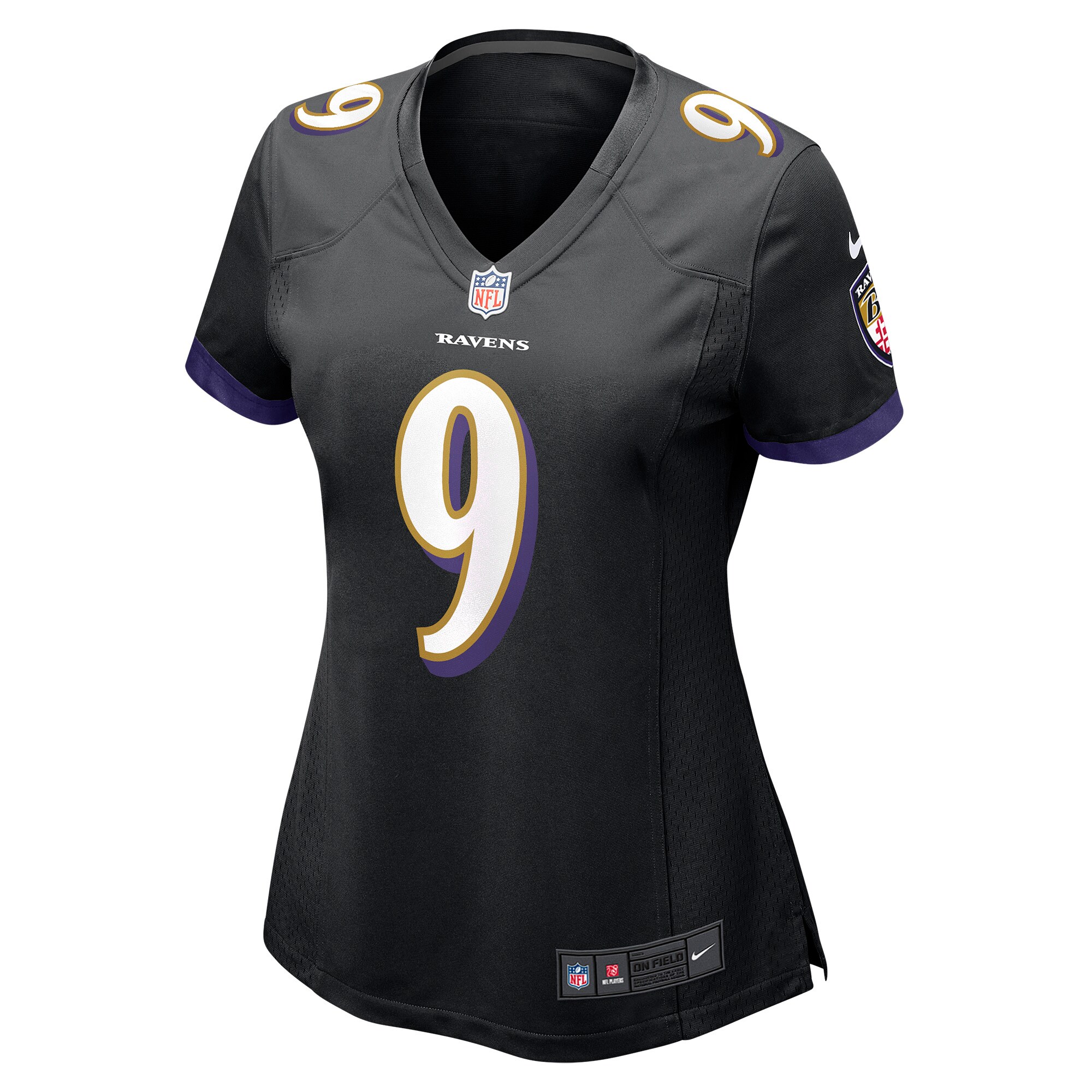 Justin Tucker Baltimore Ravens  Women's Game Jersey - Black
