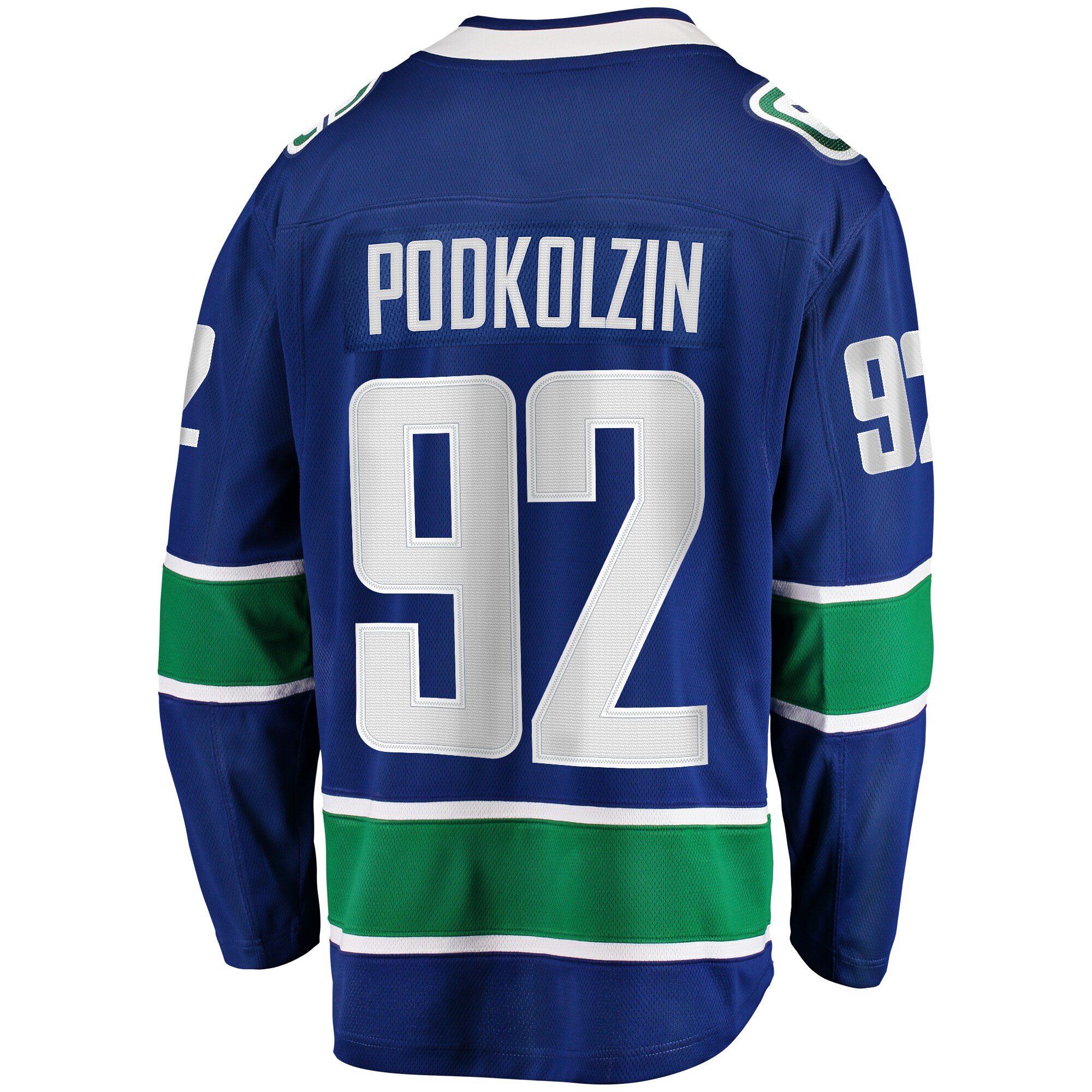 Vasily Podkolzin Vancouver Canucks Fanatics Home Premier Breakaway Player Jersey - Blue