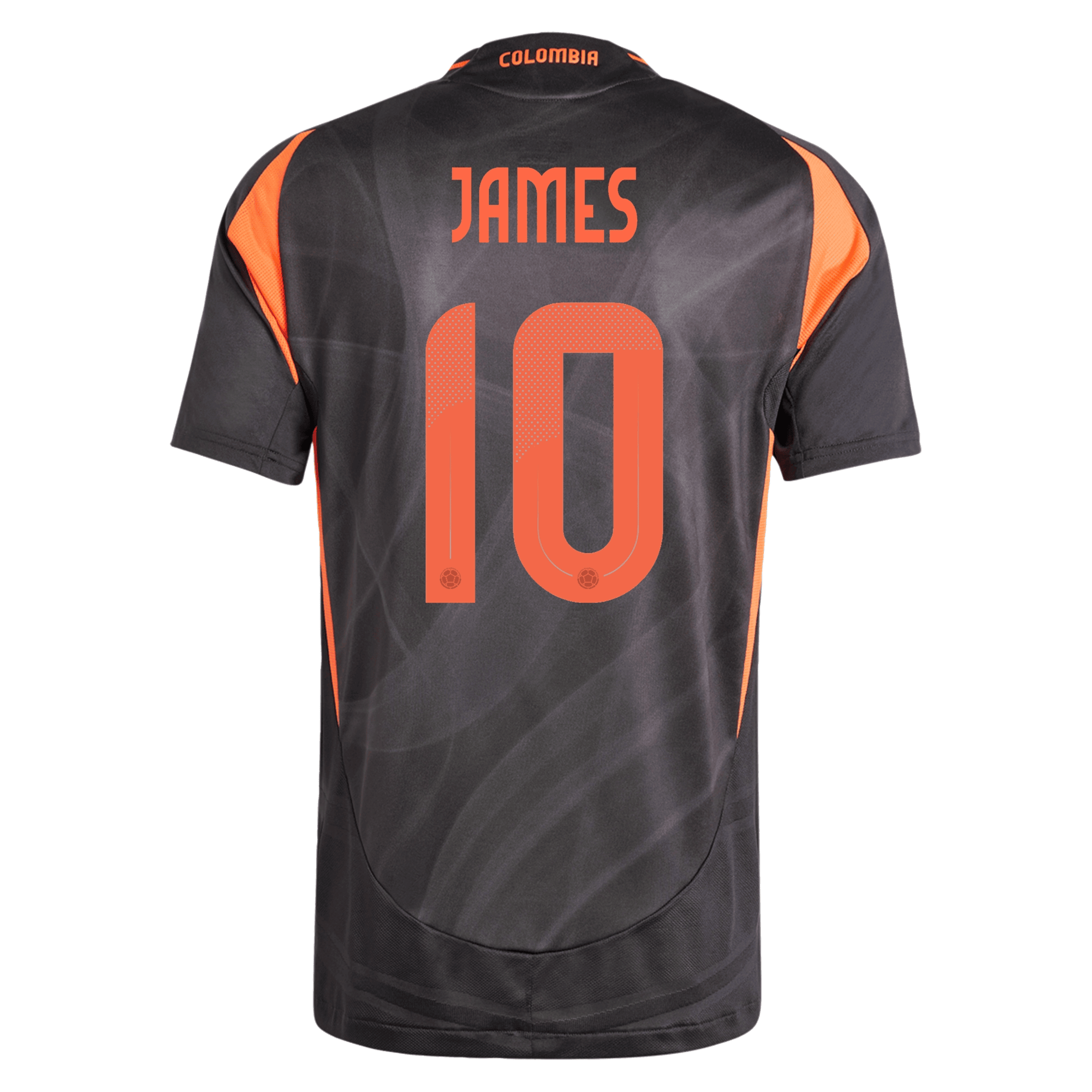 James Rodríguez 10 Colombia National Team 2024 Away Men Jersey - Black