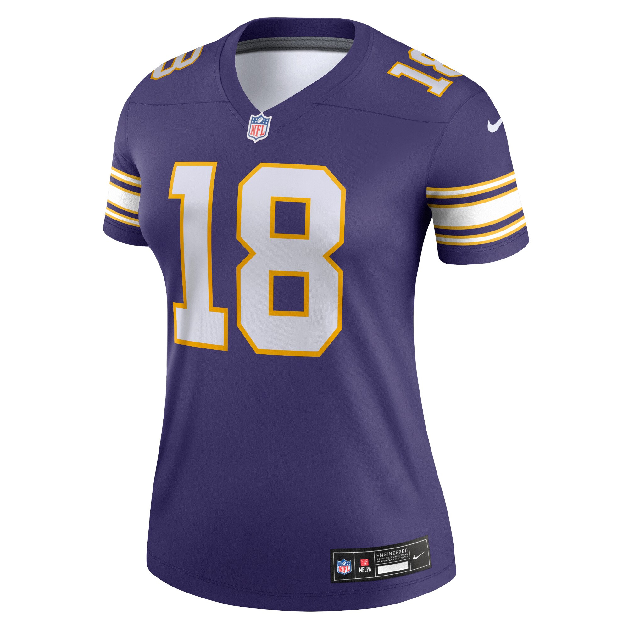Justin Jefferson Minnesota Vikings  Women's Alternate Legend Jersey - Purple