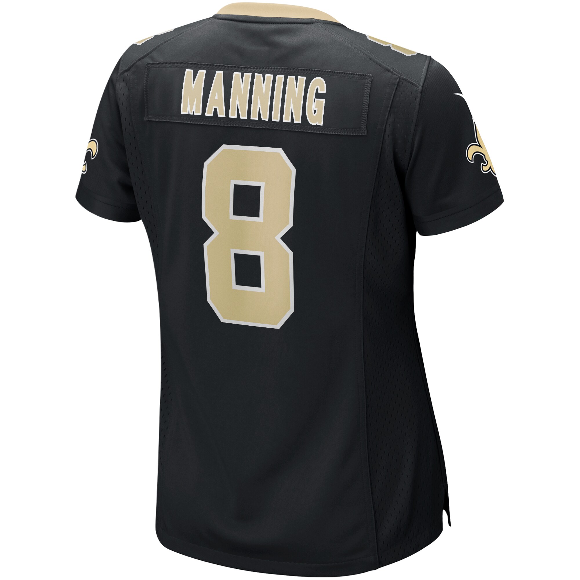 Archie Manning New Orleans Saints  Women's Game Retired Player Jersey - Black