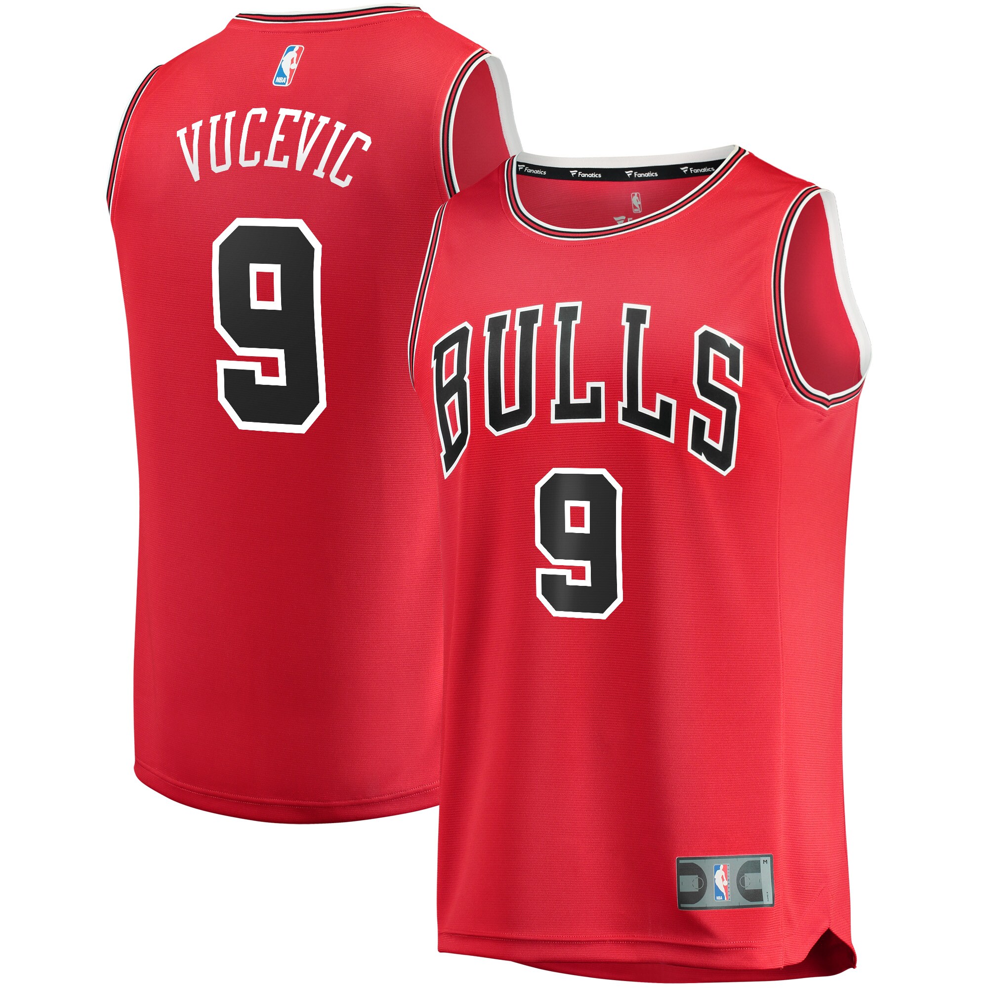 Nikola Vucevic Chicago Bulls Fanatics Youth Fast Break Replica Jersey ...