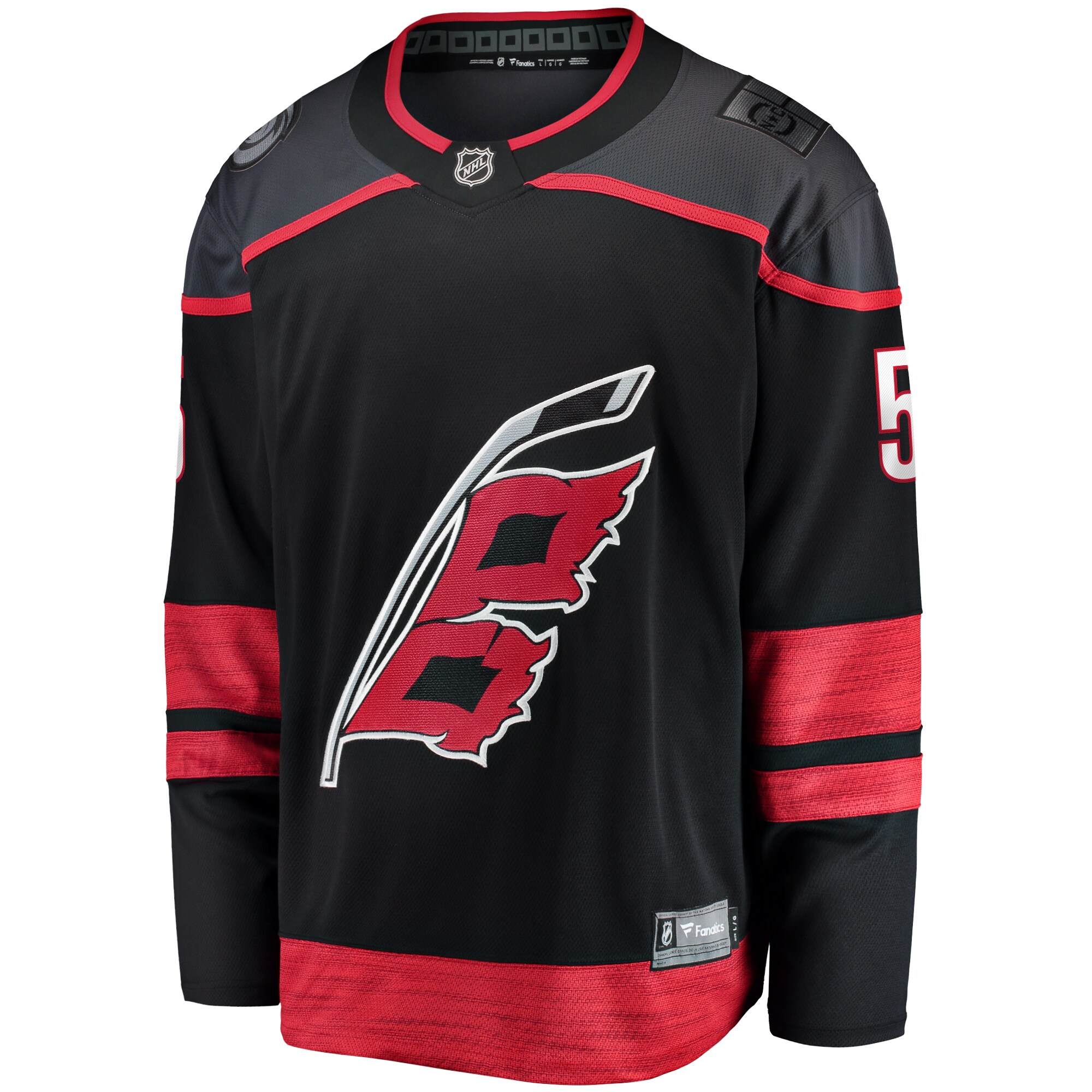 Jalen Chatfield Carolina Hurricanes Fanatics Home Premier Breakaway Player Jersey - Black