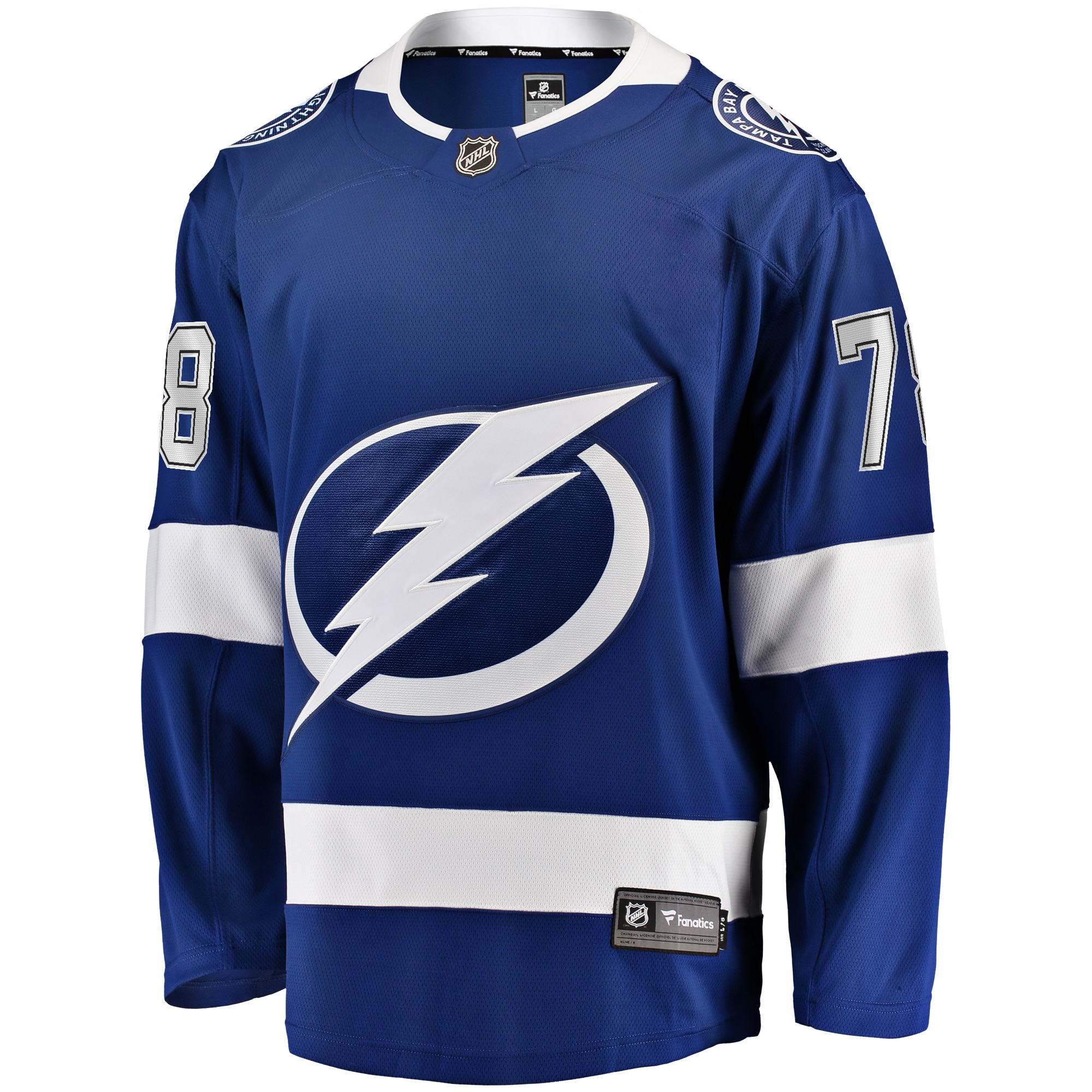 Emil Lilleberg Tampa Bay Lightning Fanatics Home Premier Breakaway Player Jersey - Blue