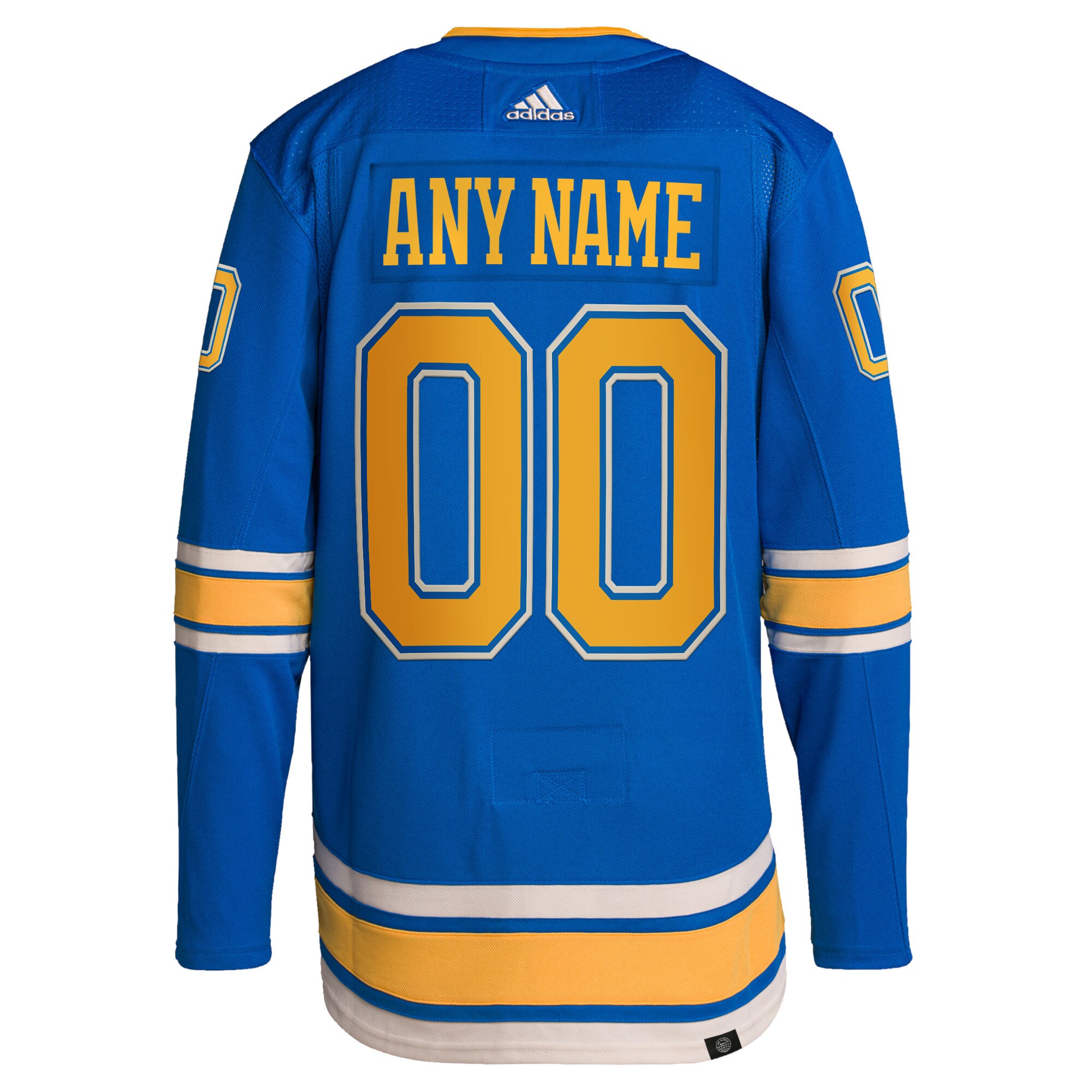 St. Louis Blues adidas  Alternate  Primegreen Authentic Custom Jersey - Blue