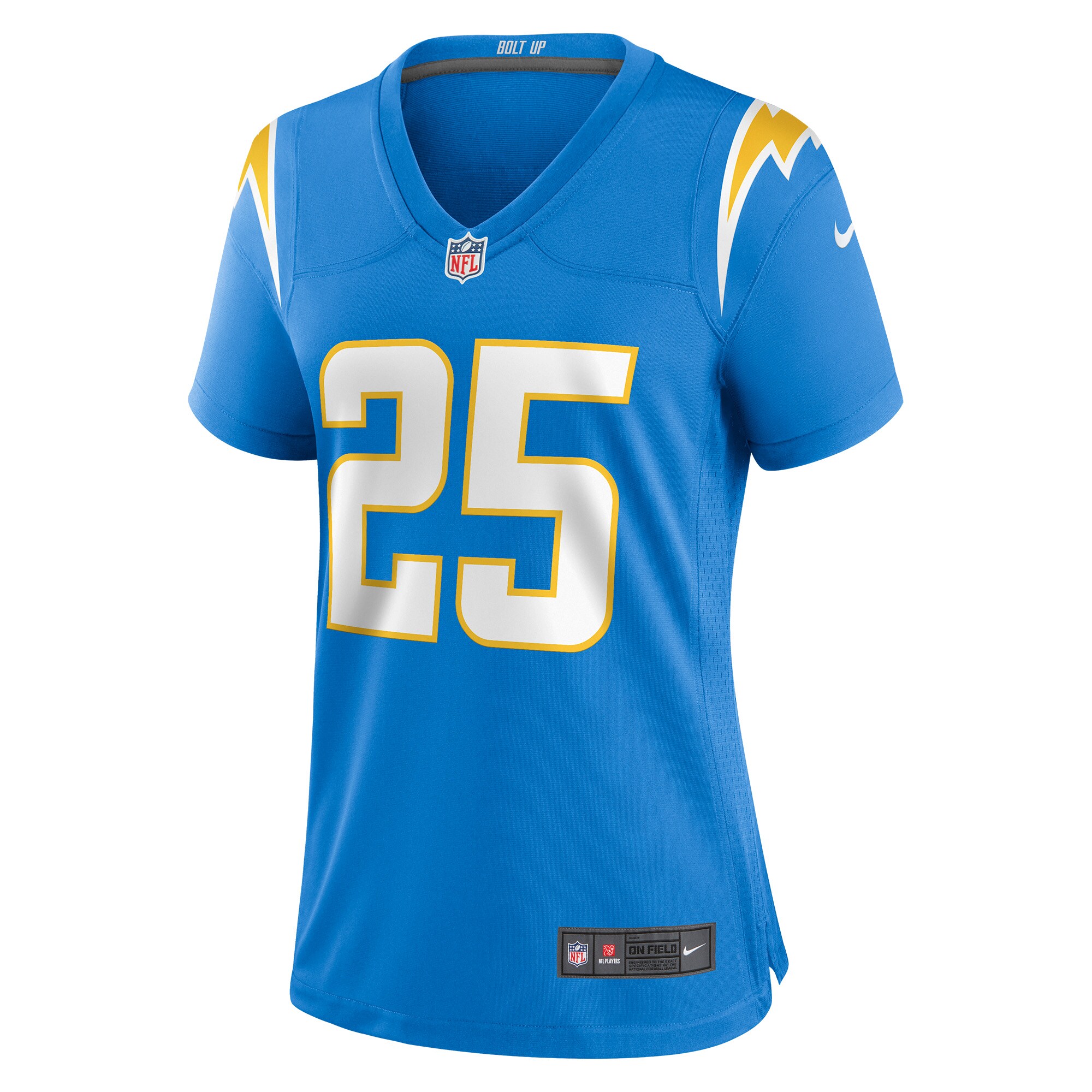 Joshua Kelley Los Angeles Chargers  Women's Player Game Jersey - Powder Blue
