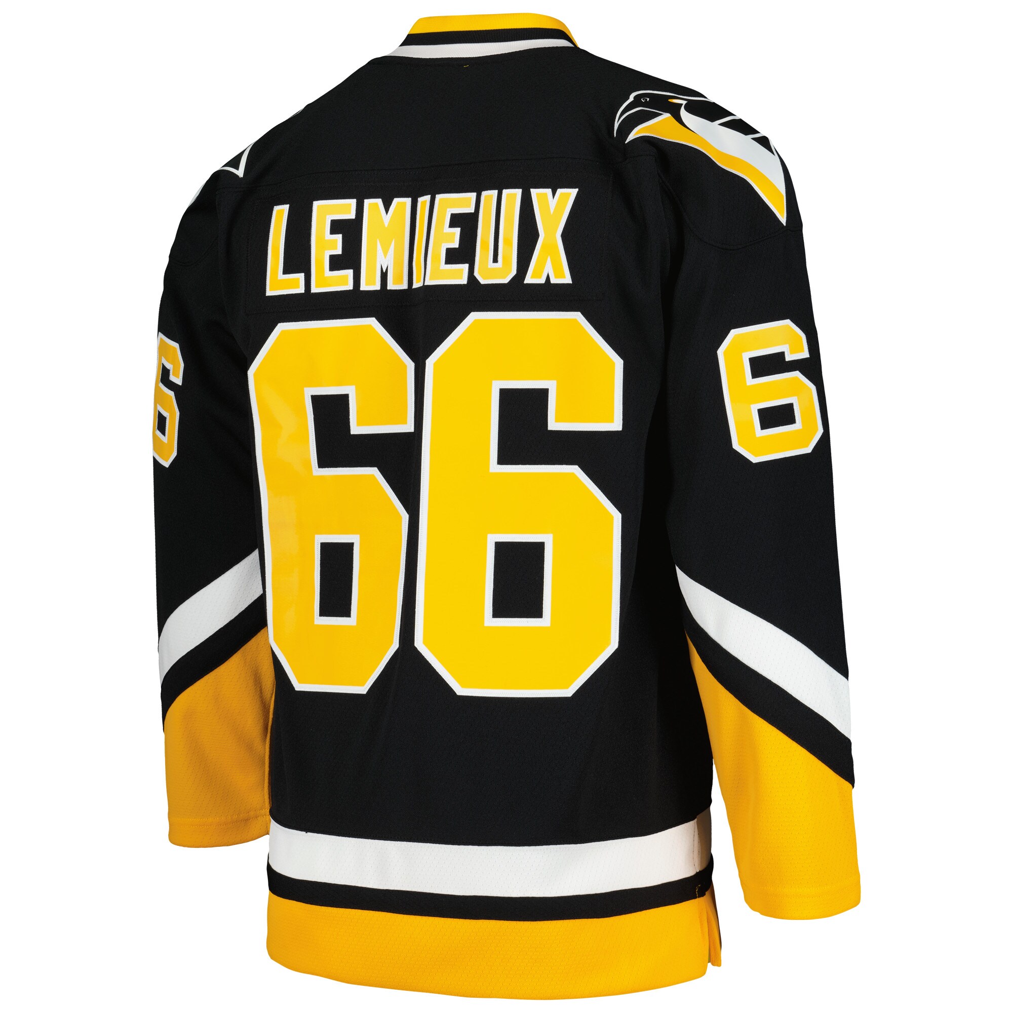 Mario Lemieux Pittsburgh Penguins Mitchell & Ness  1992\/93 Blue Line Player Jersey - Black