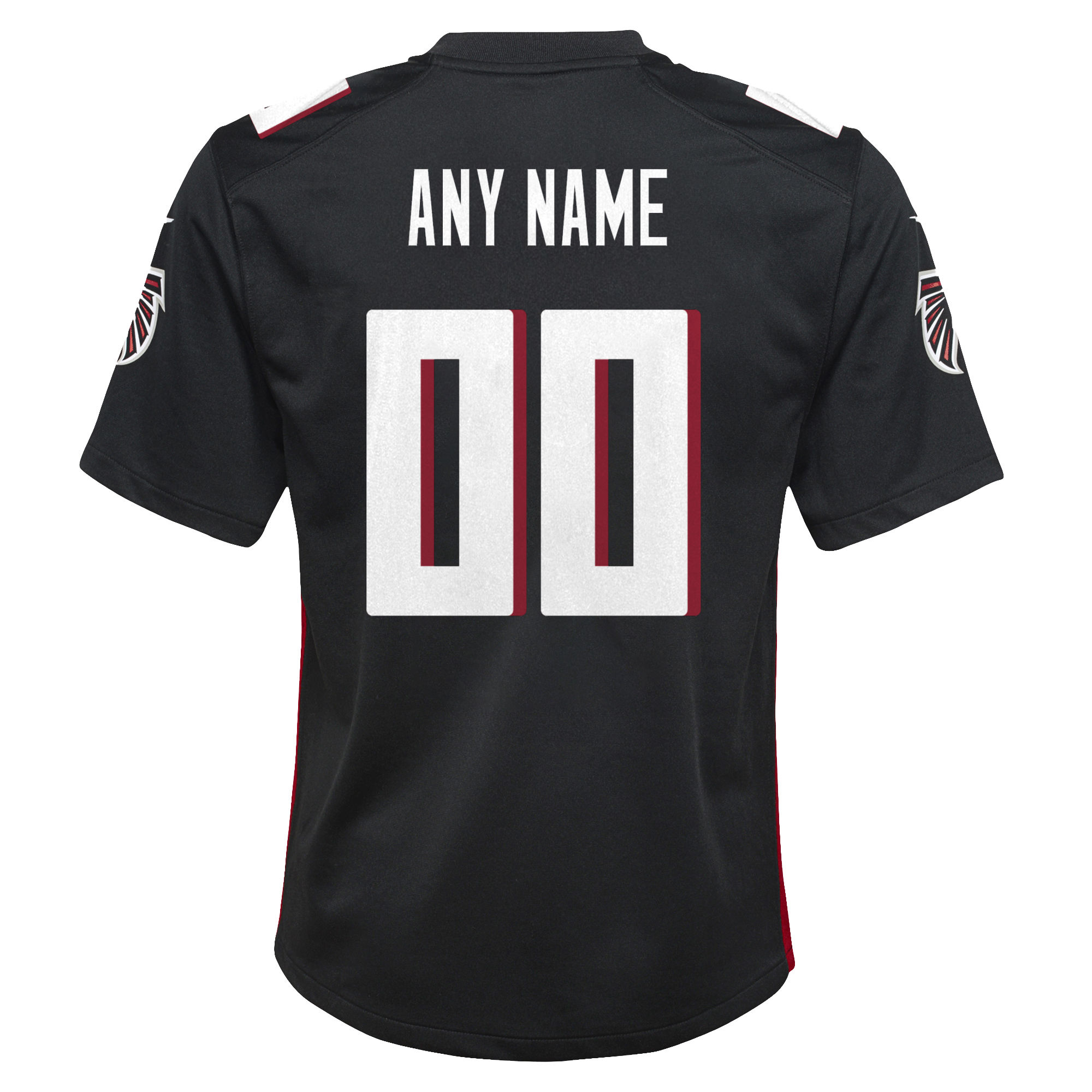 Atlanta Falcons  Youth Custom Game Jersey - Black